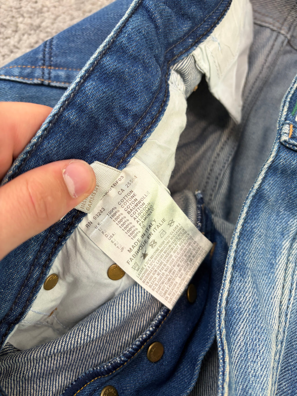 Diesel straight denim (M/L)