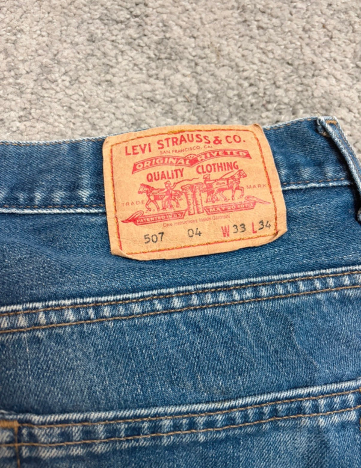 Levis 507 slim (S)