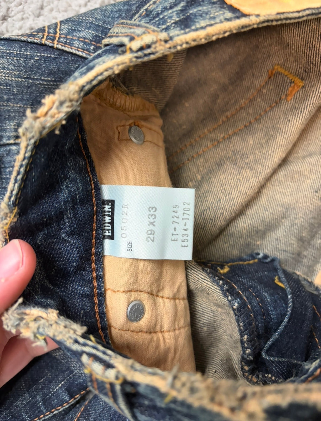 Edwin japanese denim (S/M)