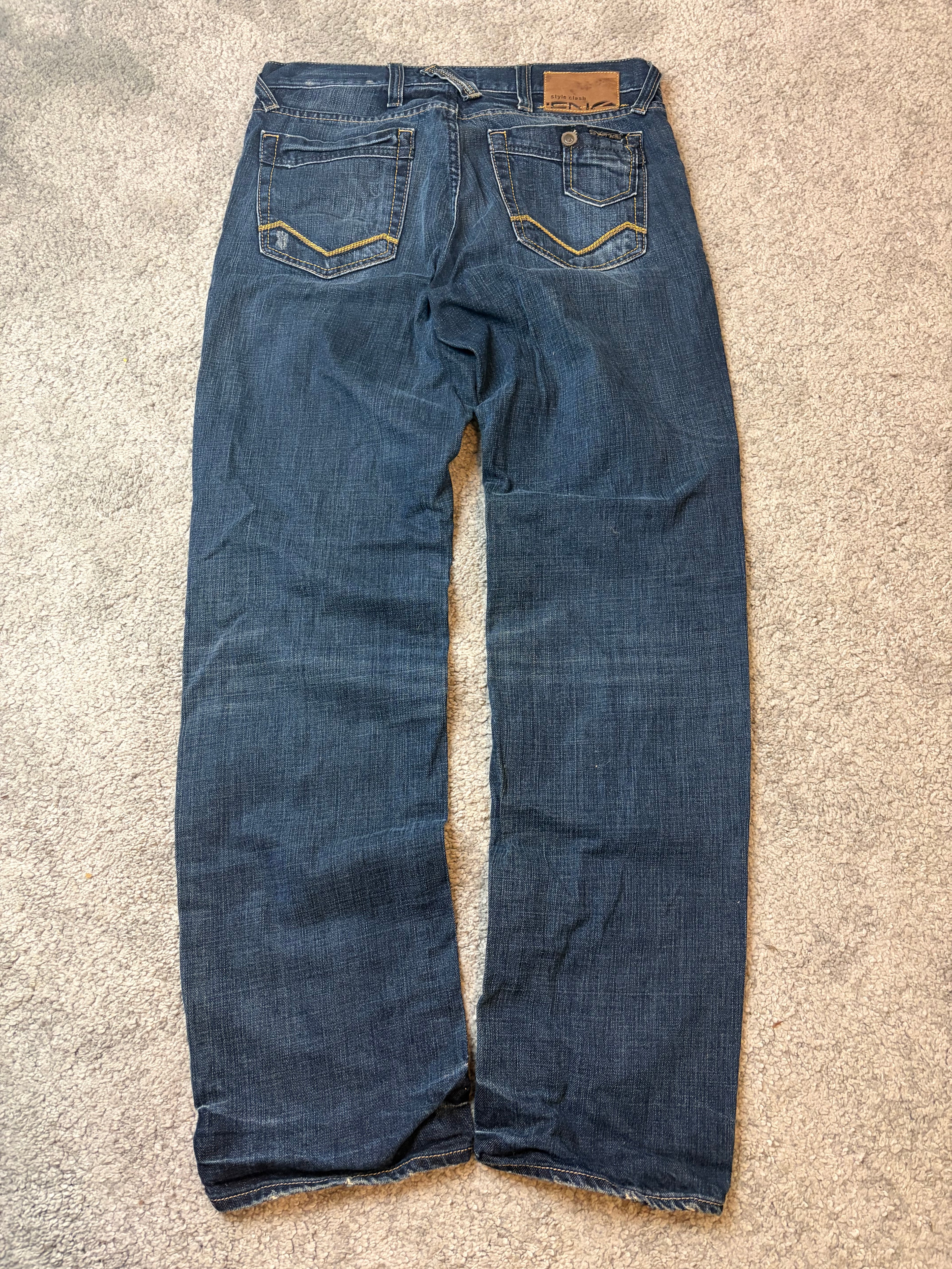 Archive baggy straight denim (M)