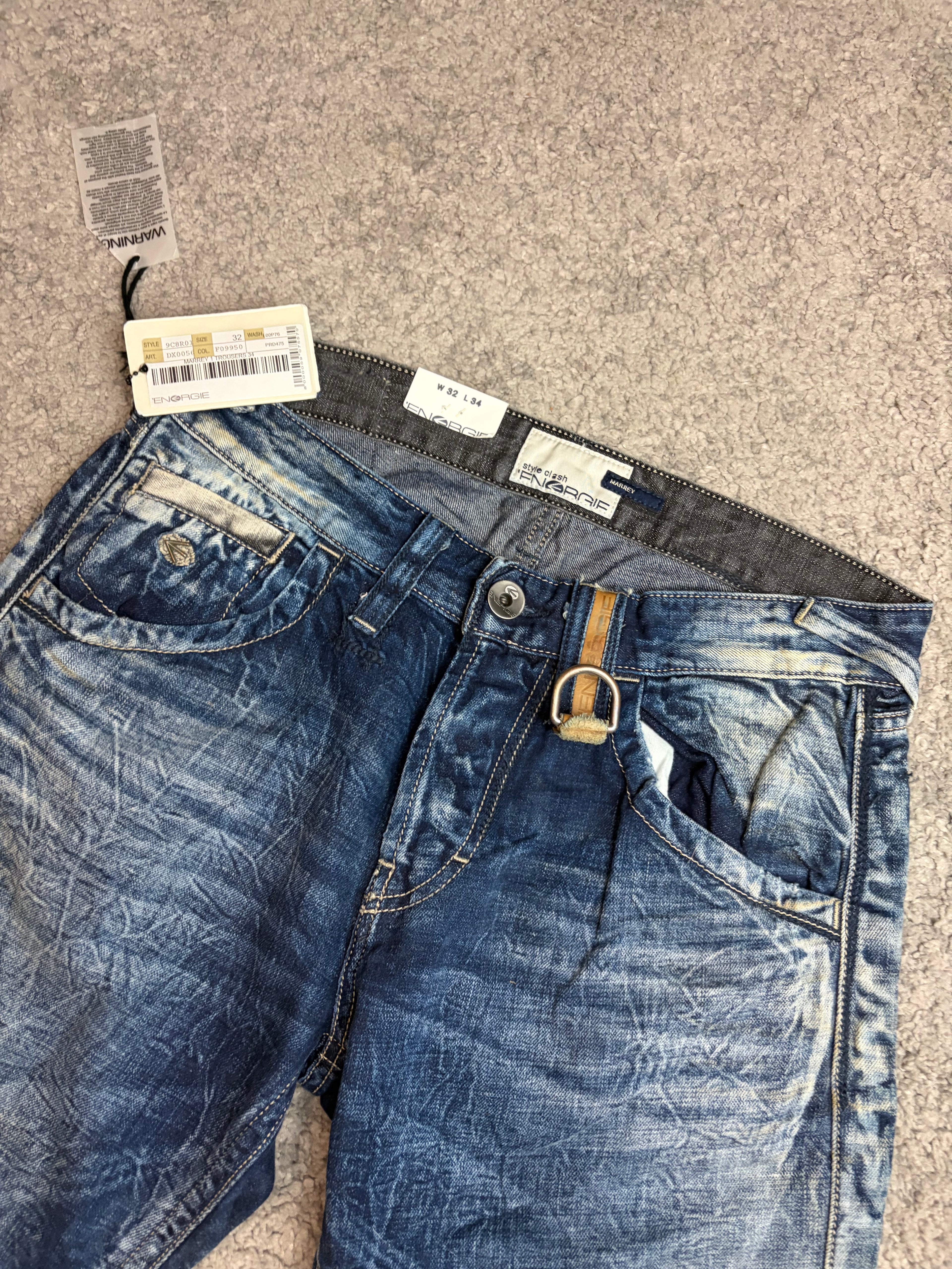 Crazy washed denim (M)