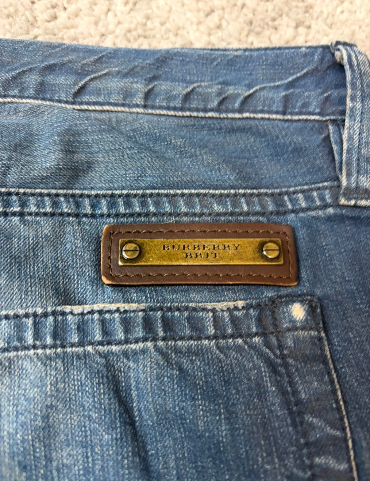 Burberry archive denim (