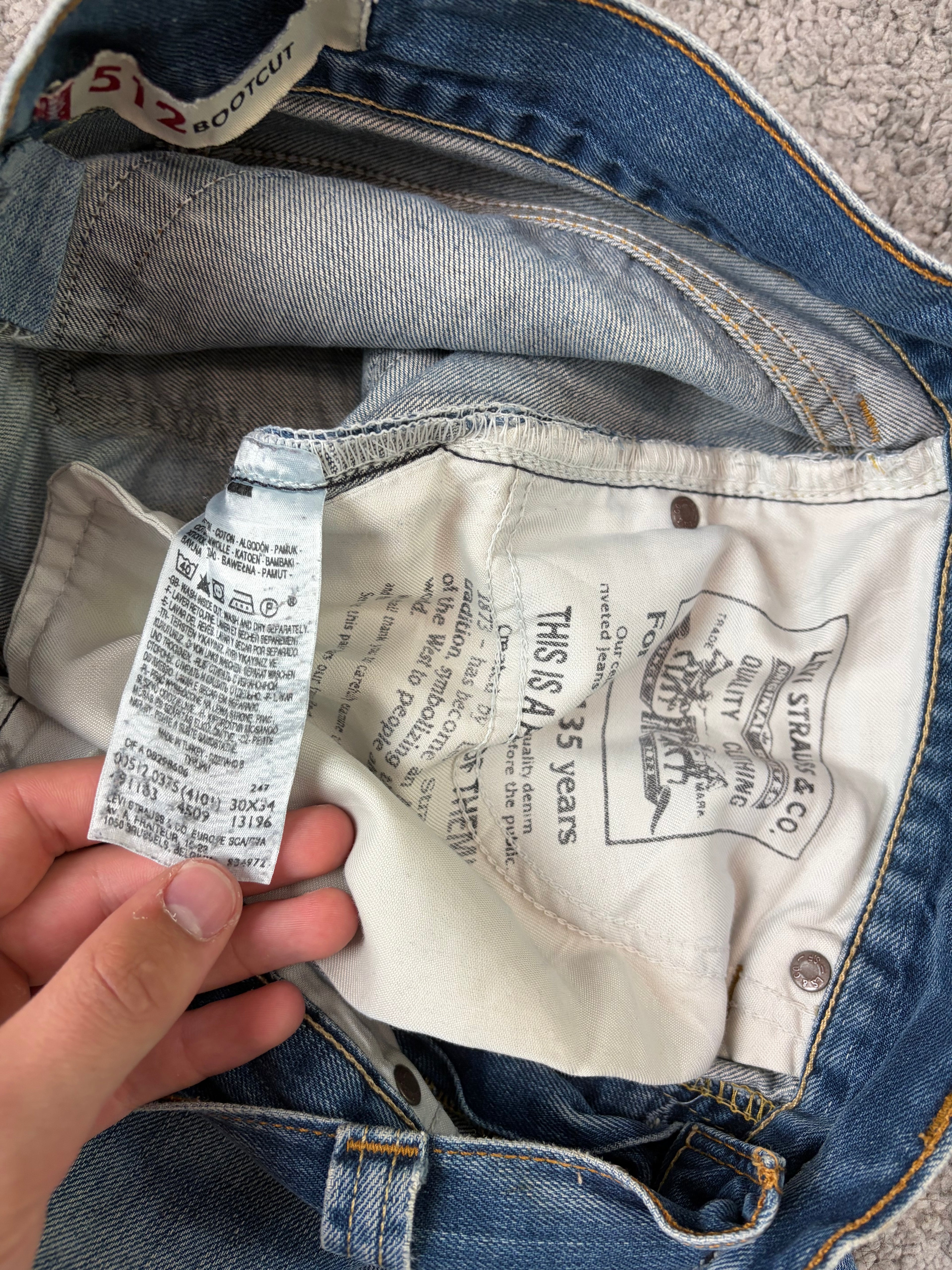 Levis 512 Bootcut (M)