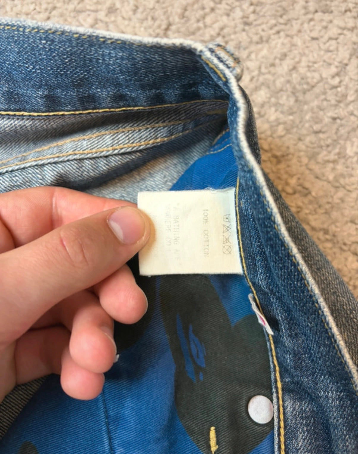 BAPE star jeans (S)
