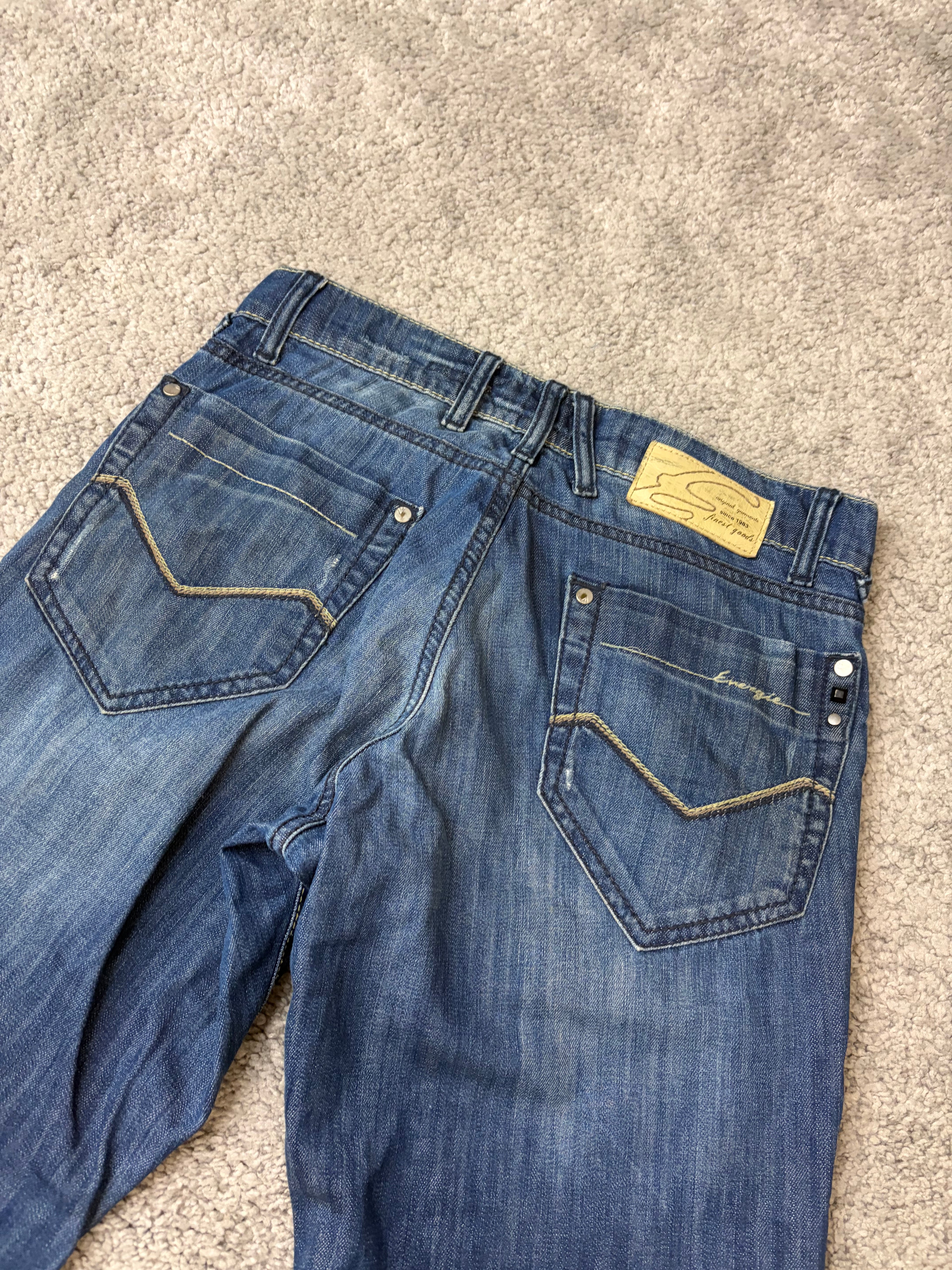 Archive washed straight denim (S/M)