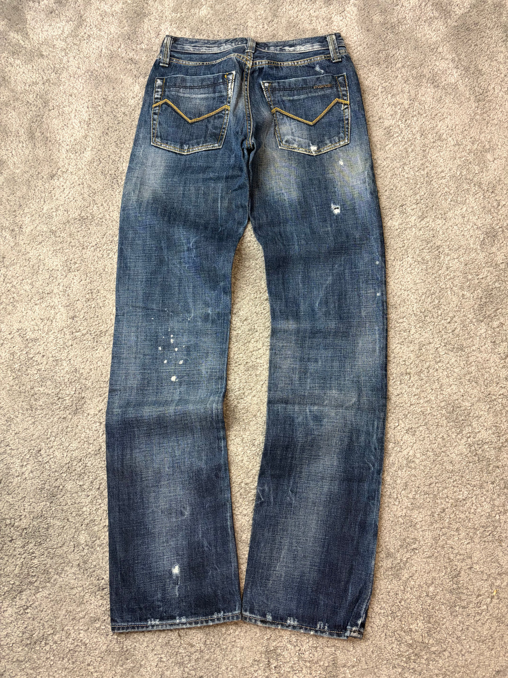 Archive washed denim (S)