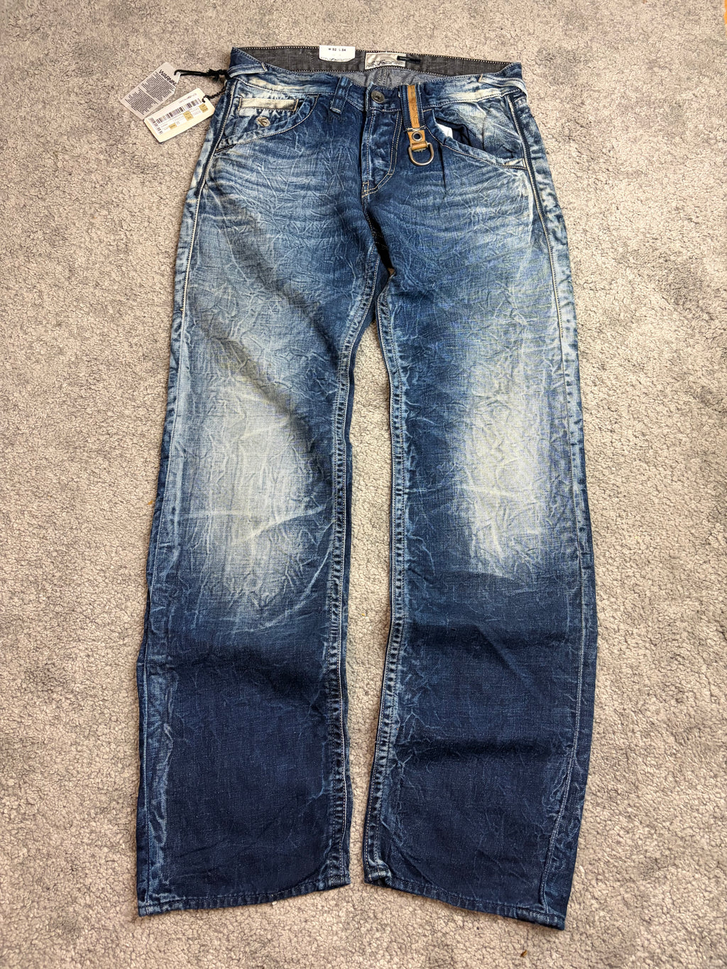 Crazy washed denim (M)