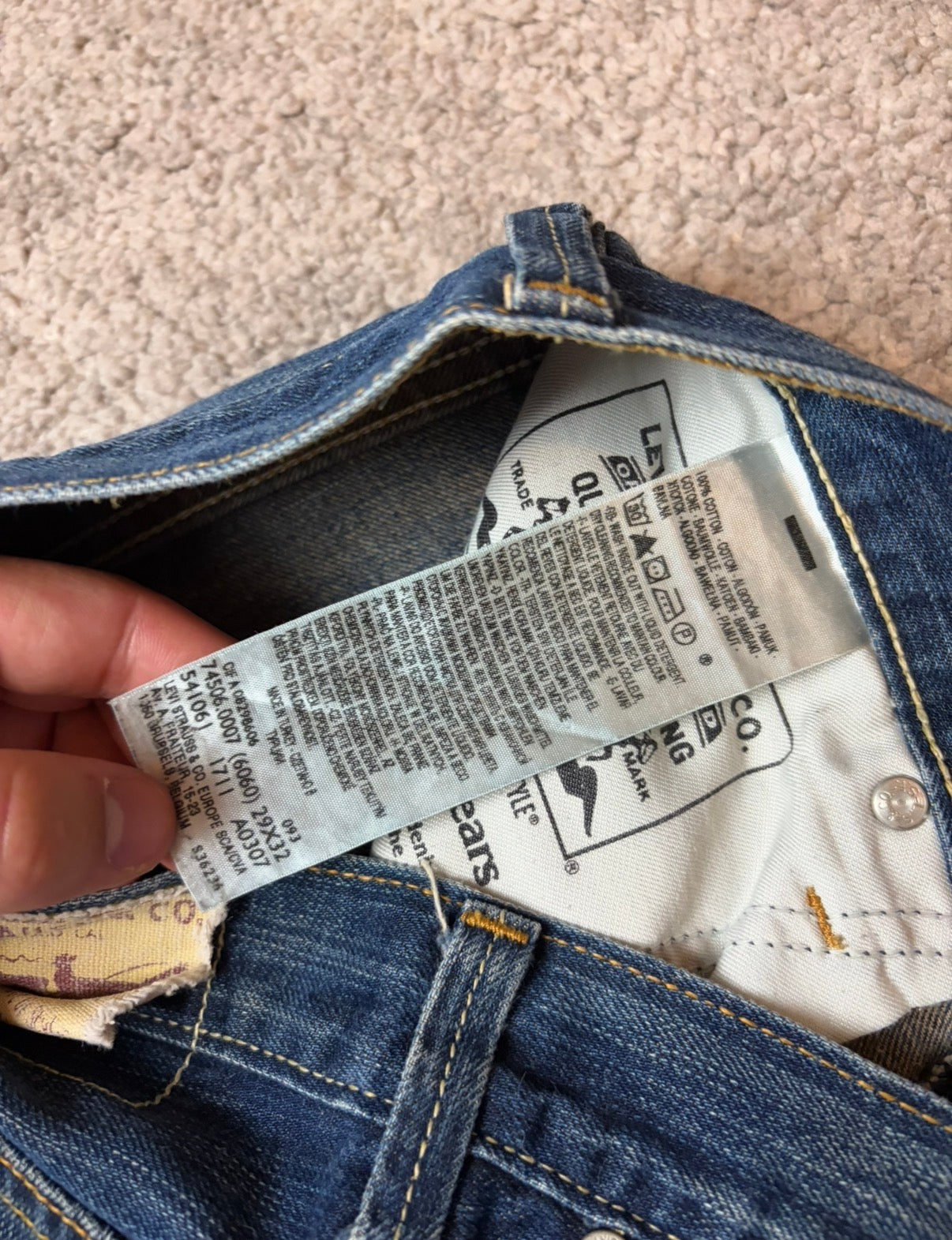 Levis 506 straight (S)