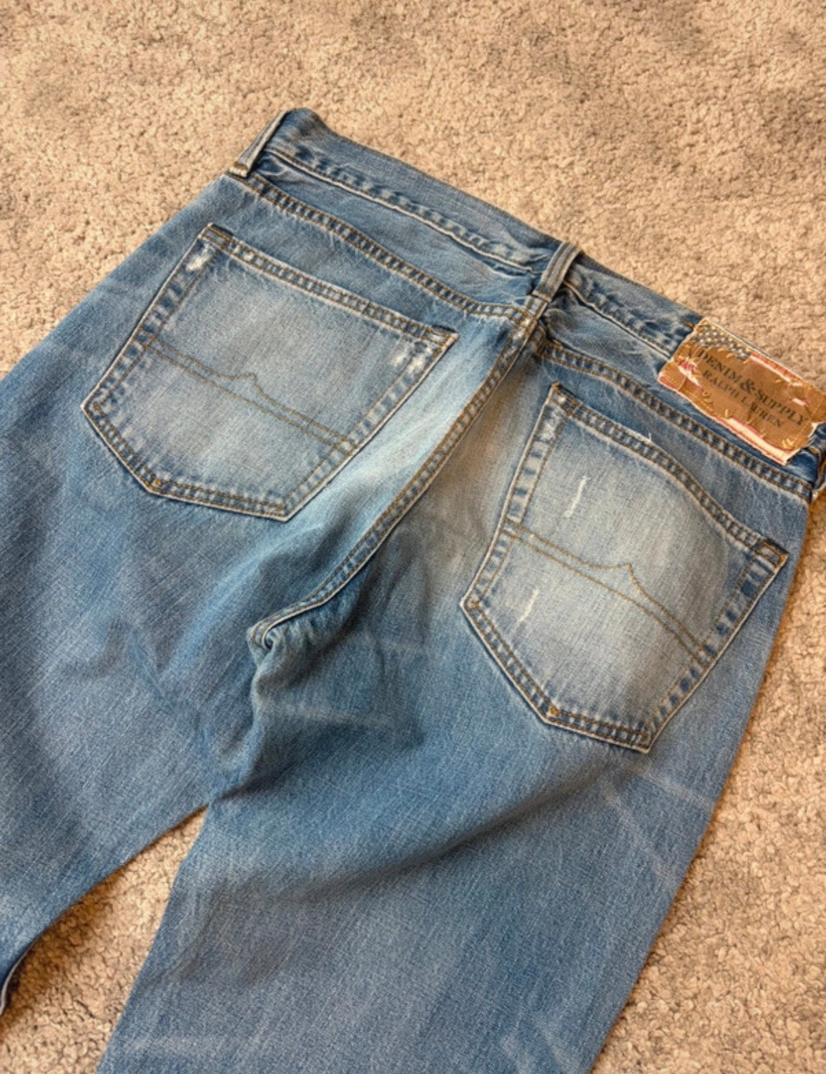 Ralph Lauren washed denim (M)