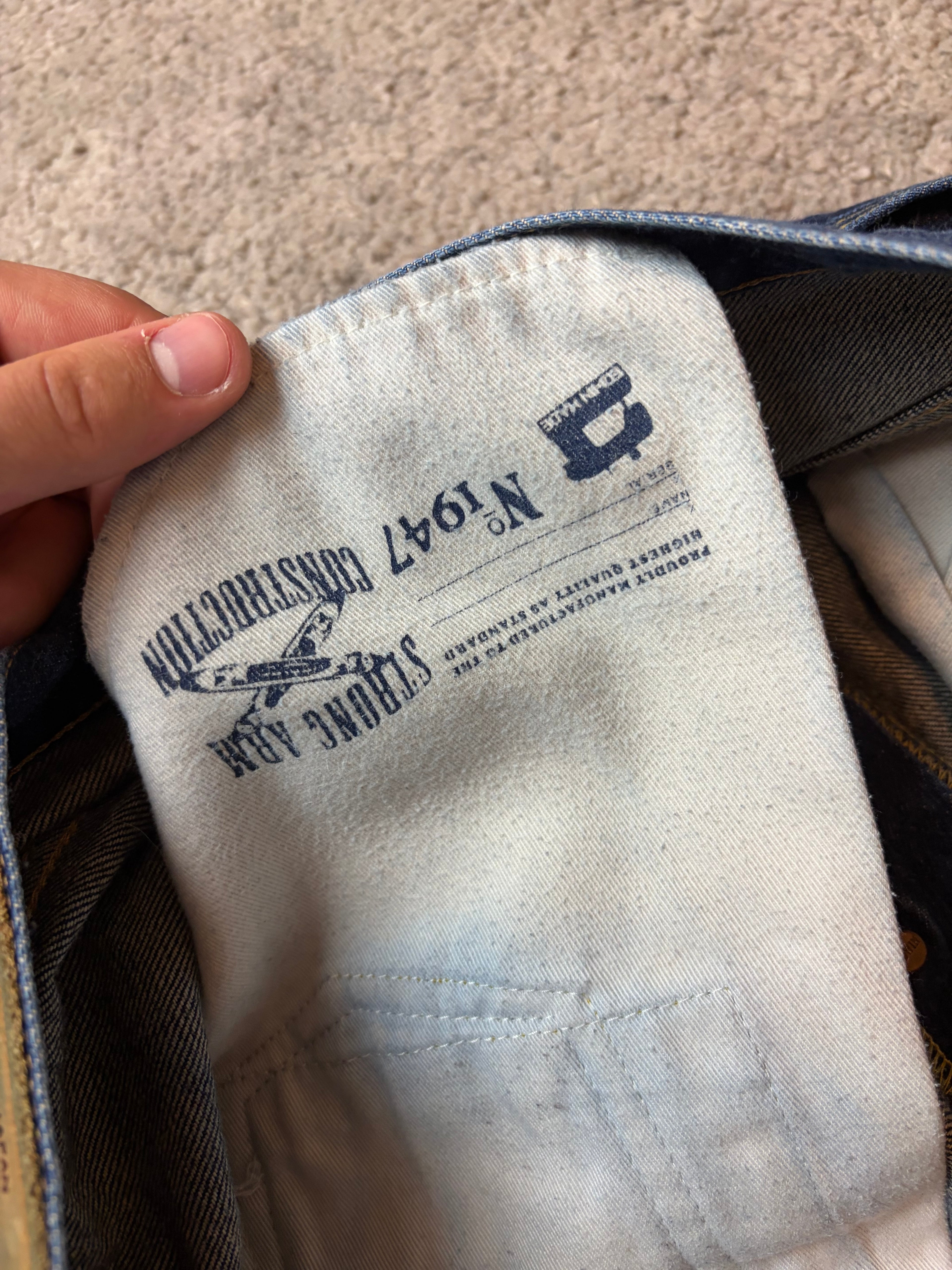 Edwin selvedge denim (M/L)