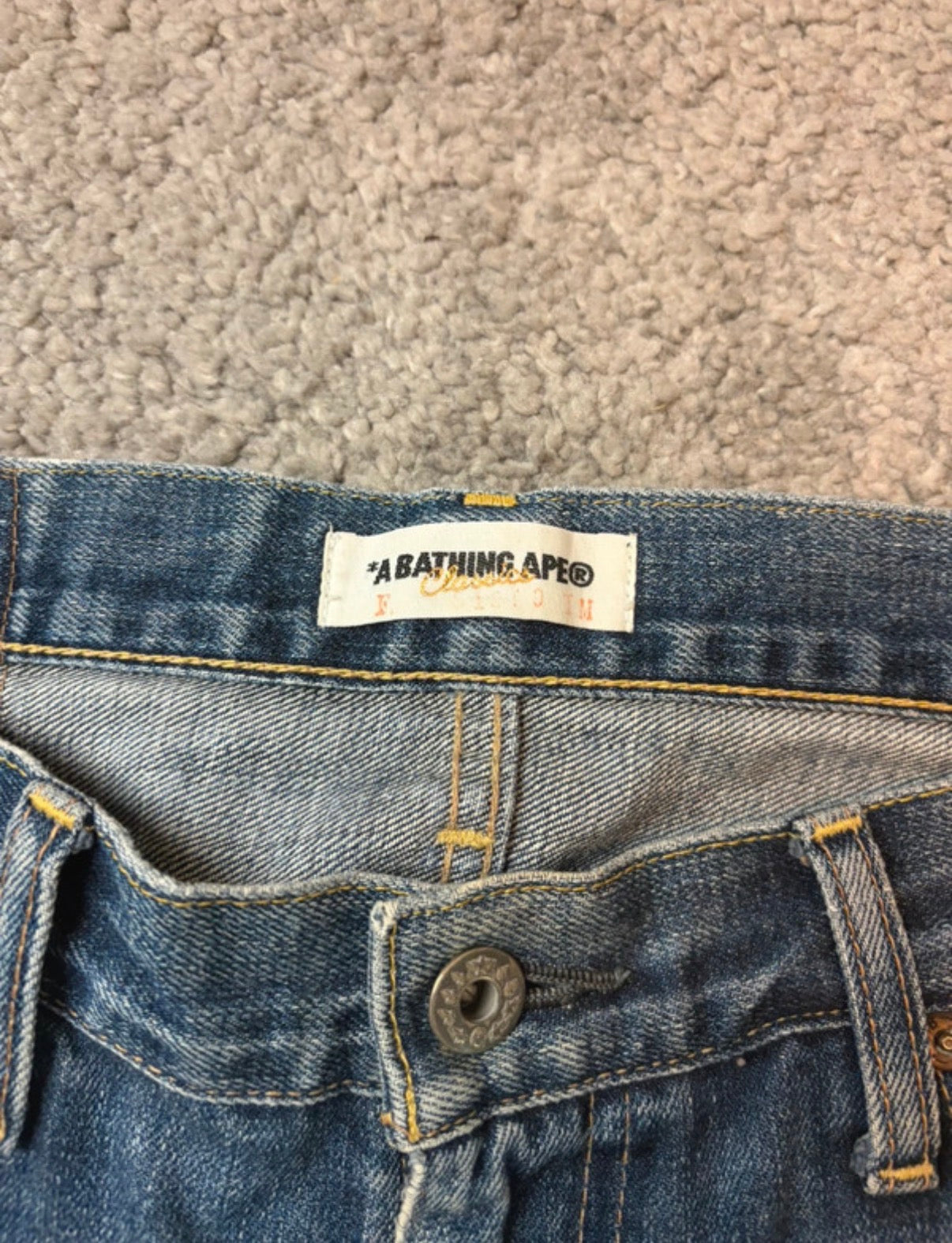BAPE star jeans (S)