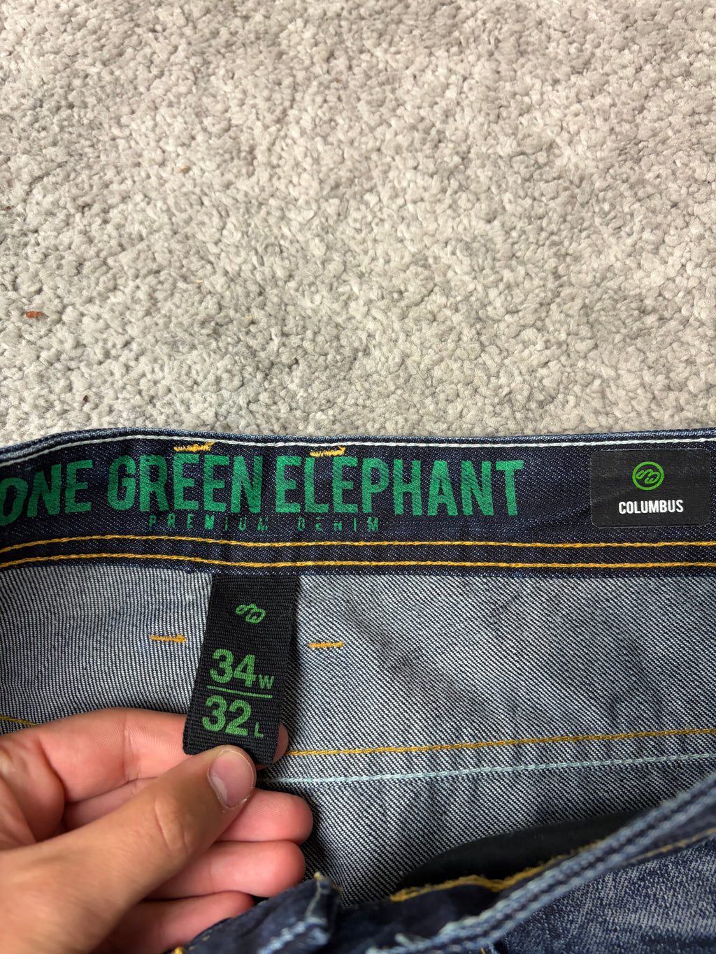 Crazy washed archive denim (L)