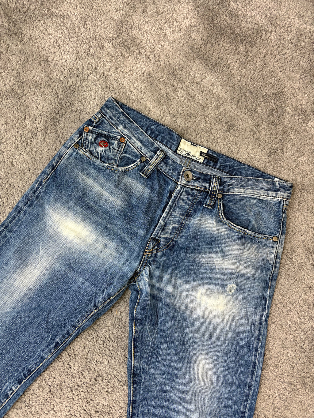 Archive washed denim (M)