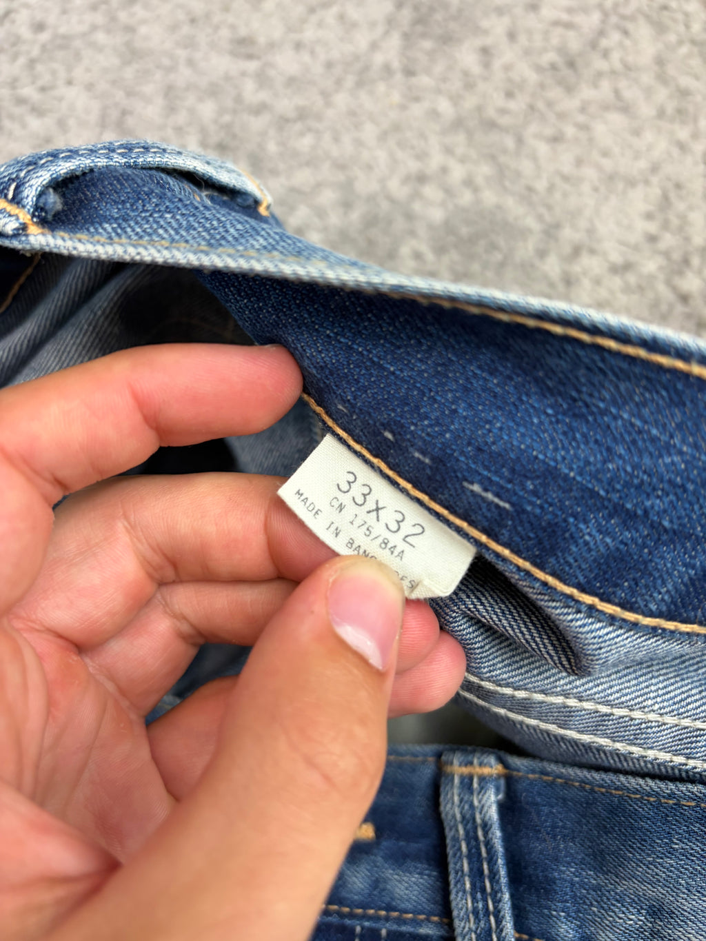 Washed denim (L)