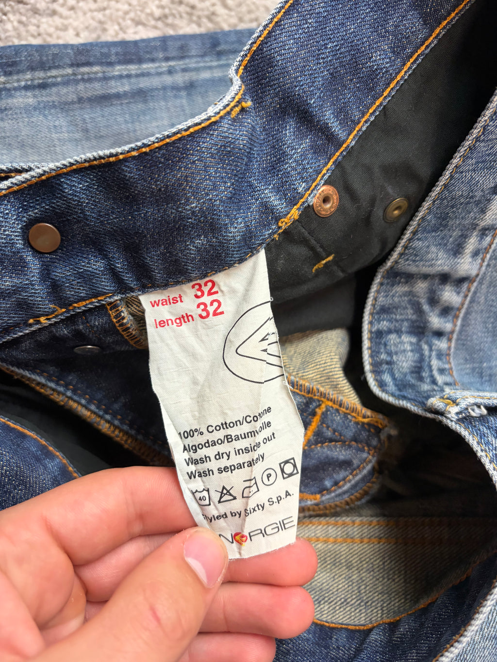 Archive straight denim (M)
