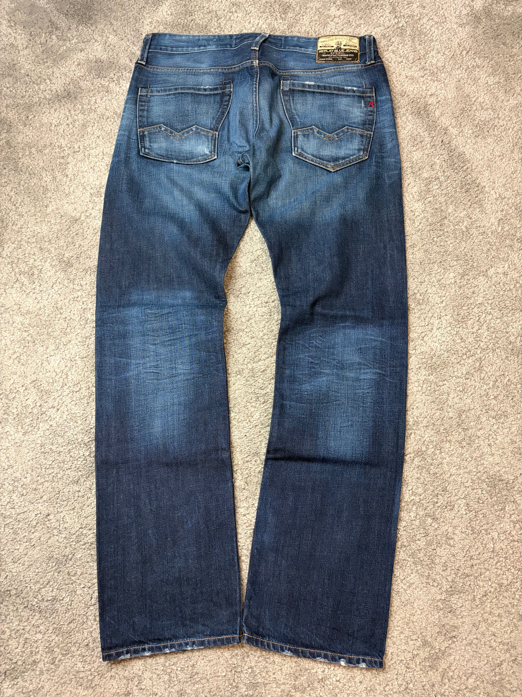 Replay archive washed denim (L)