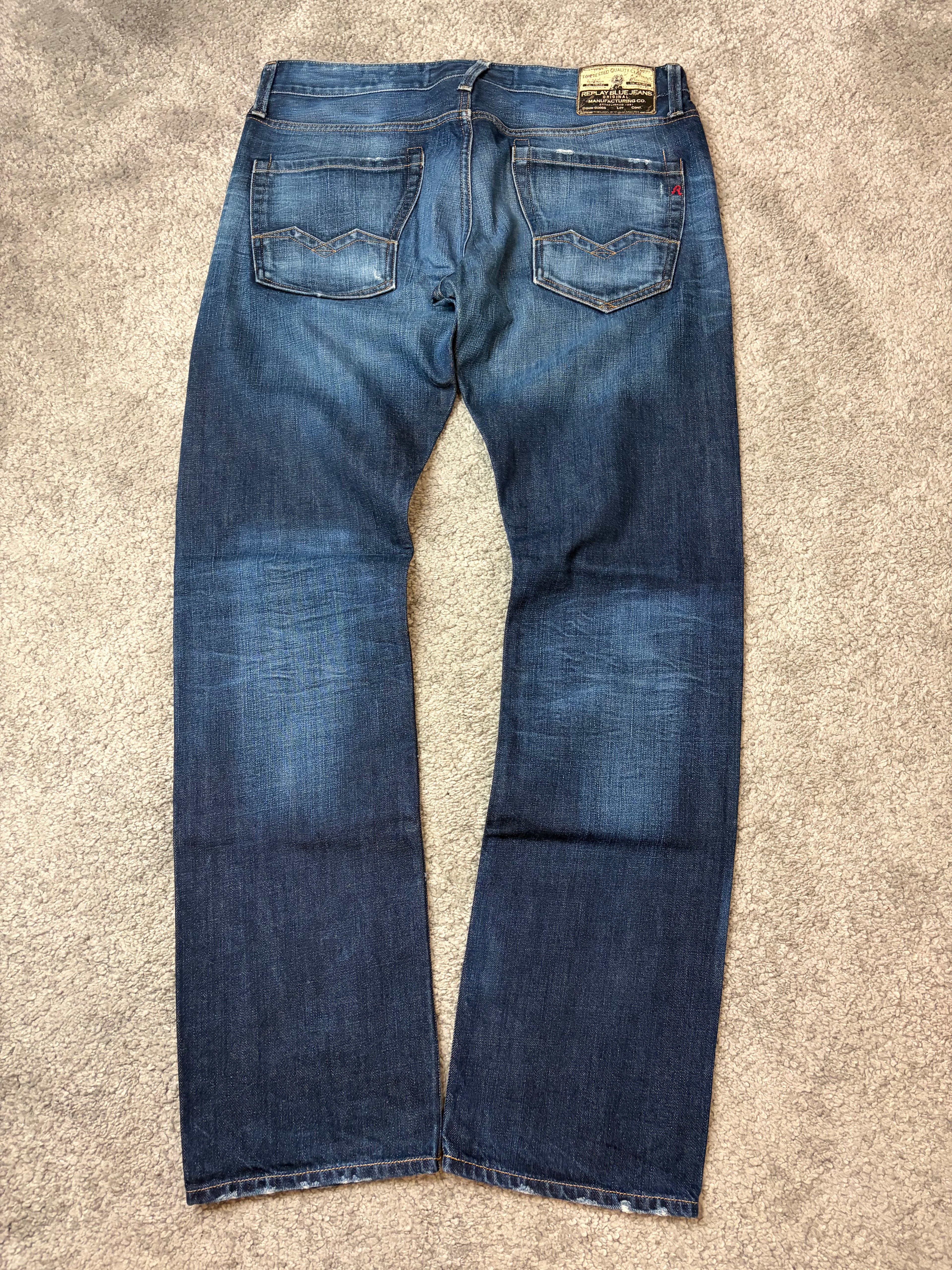 Replay archive washed denim (L)