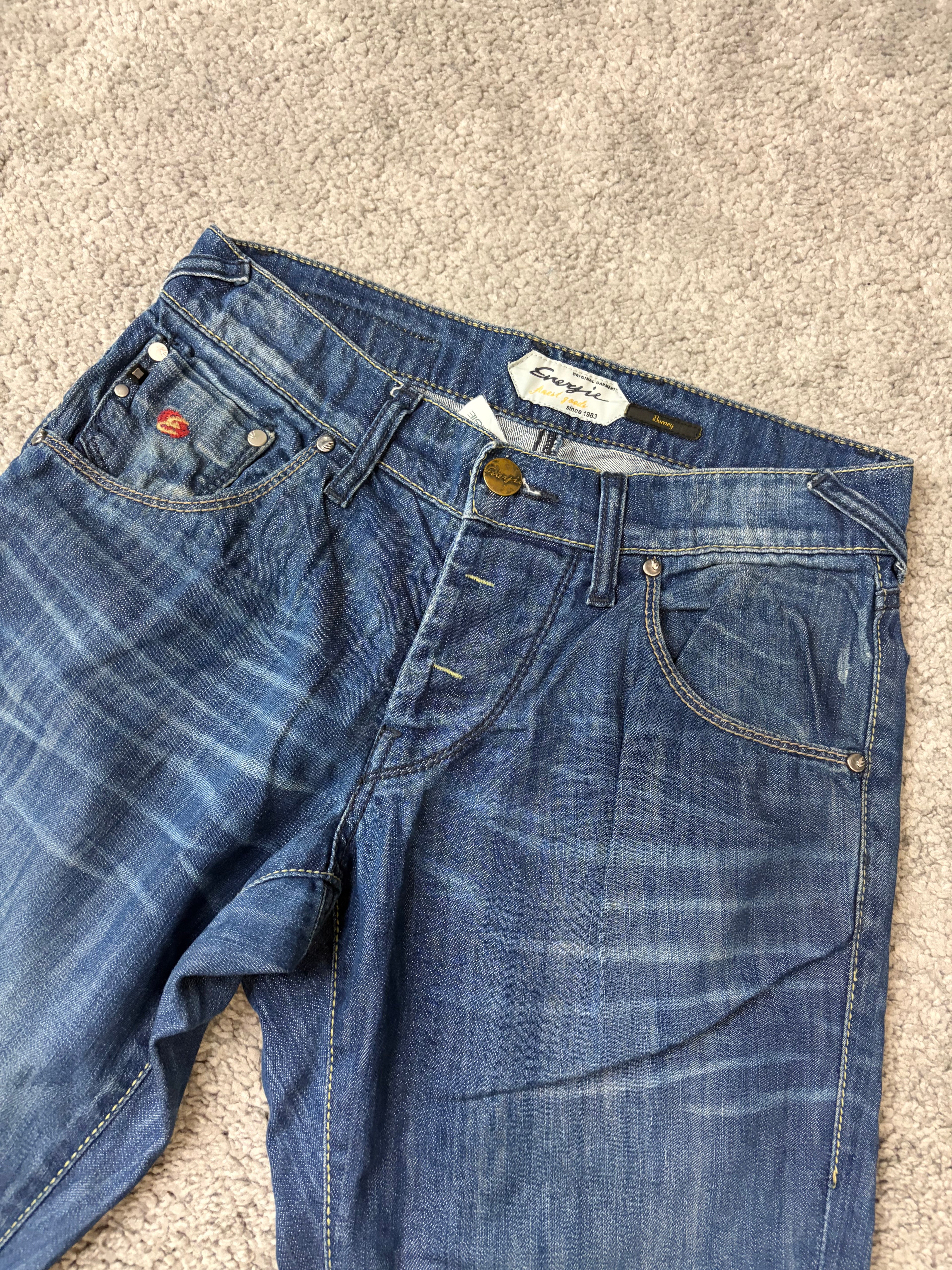 Archive washed straight denim (S/M)
