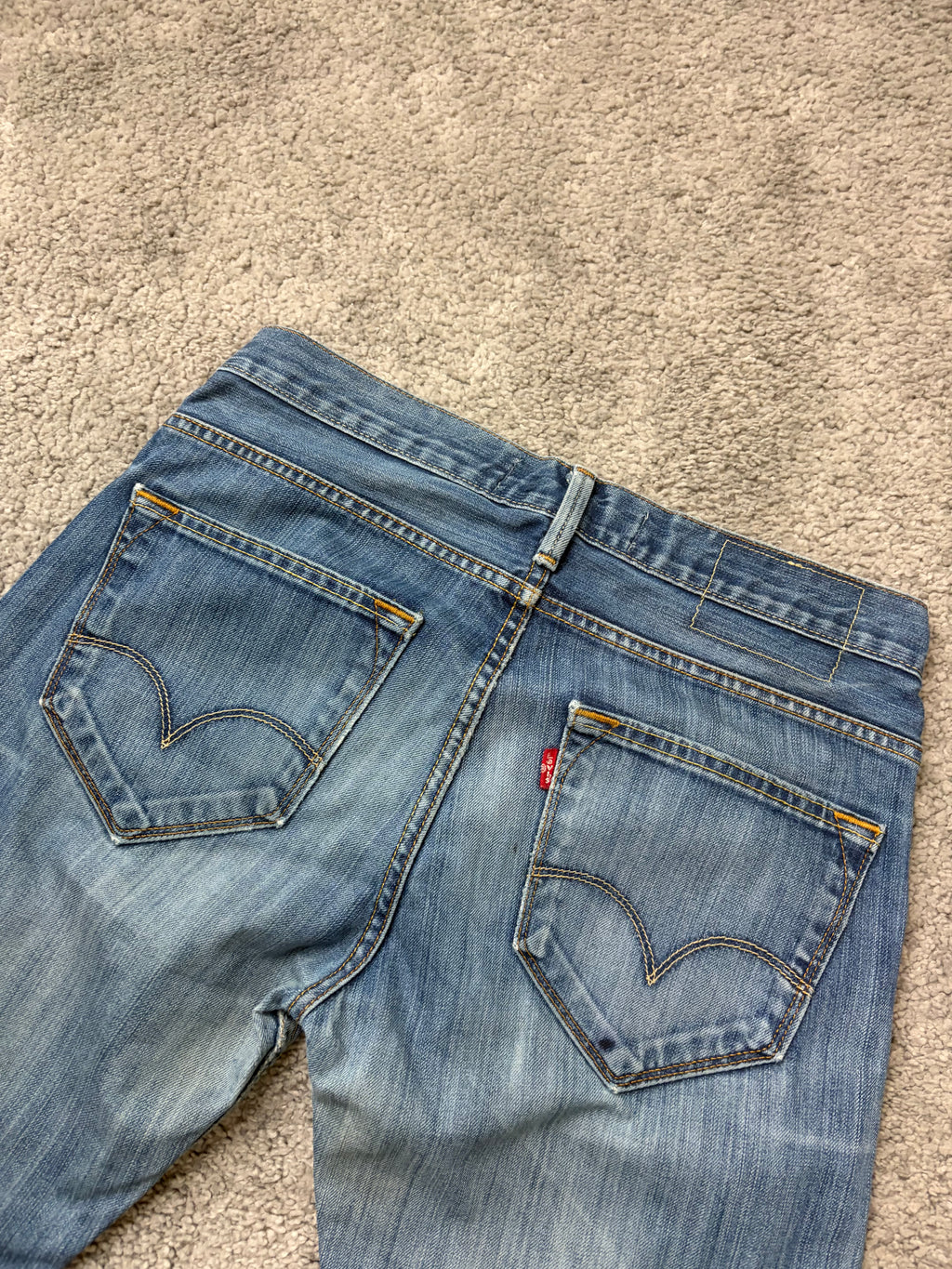 Levis 504 straight denim (S)