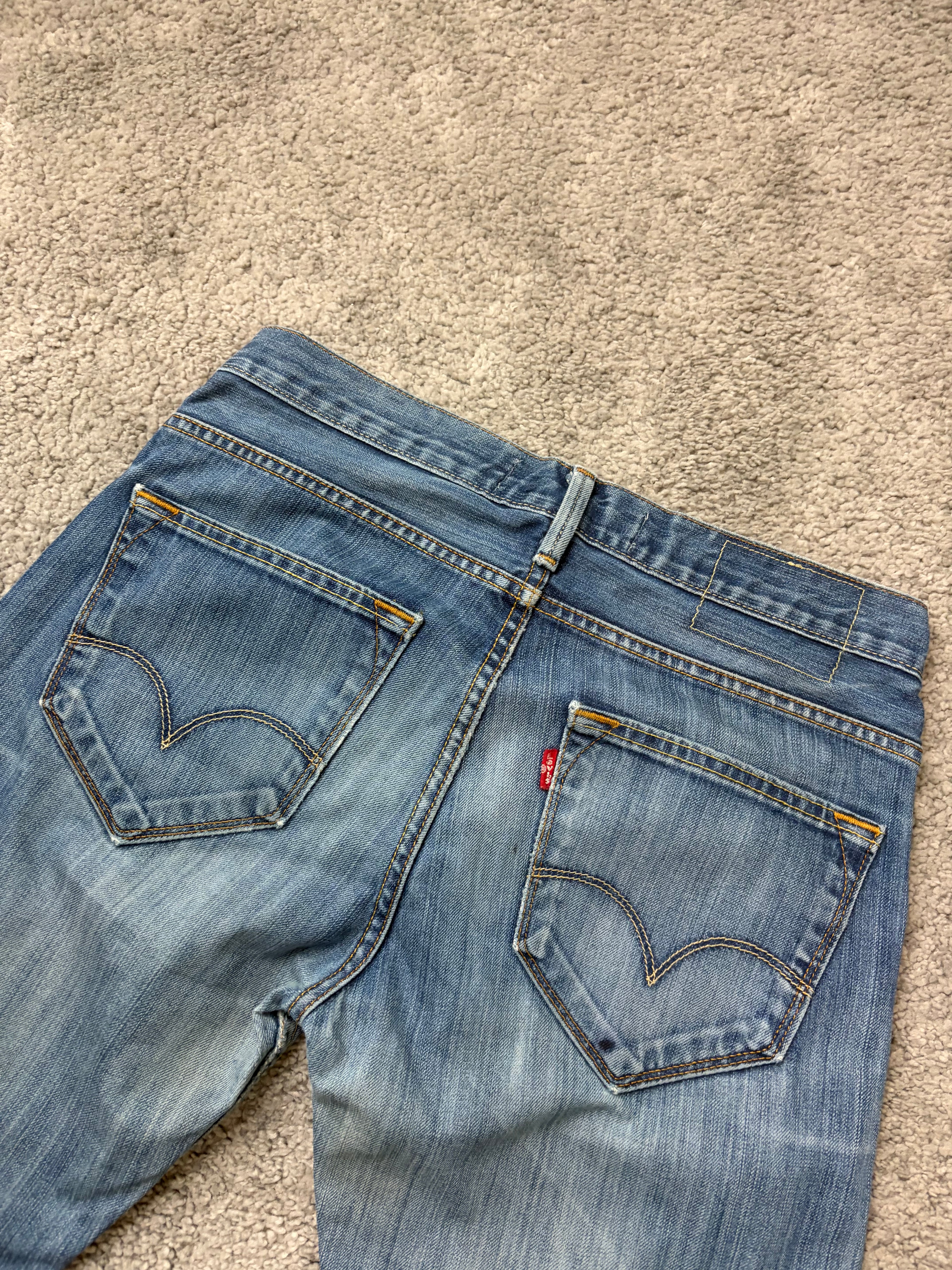 Levis 504 straight denim (S)