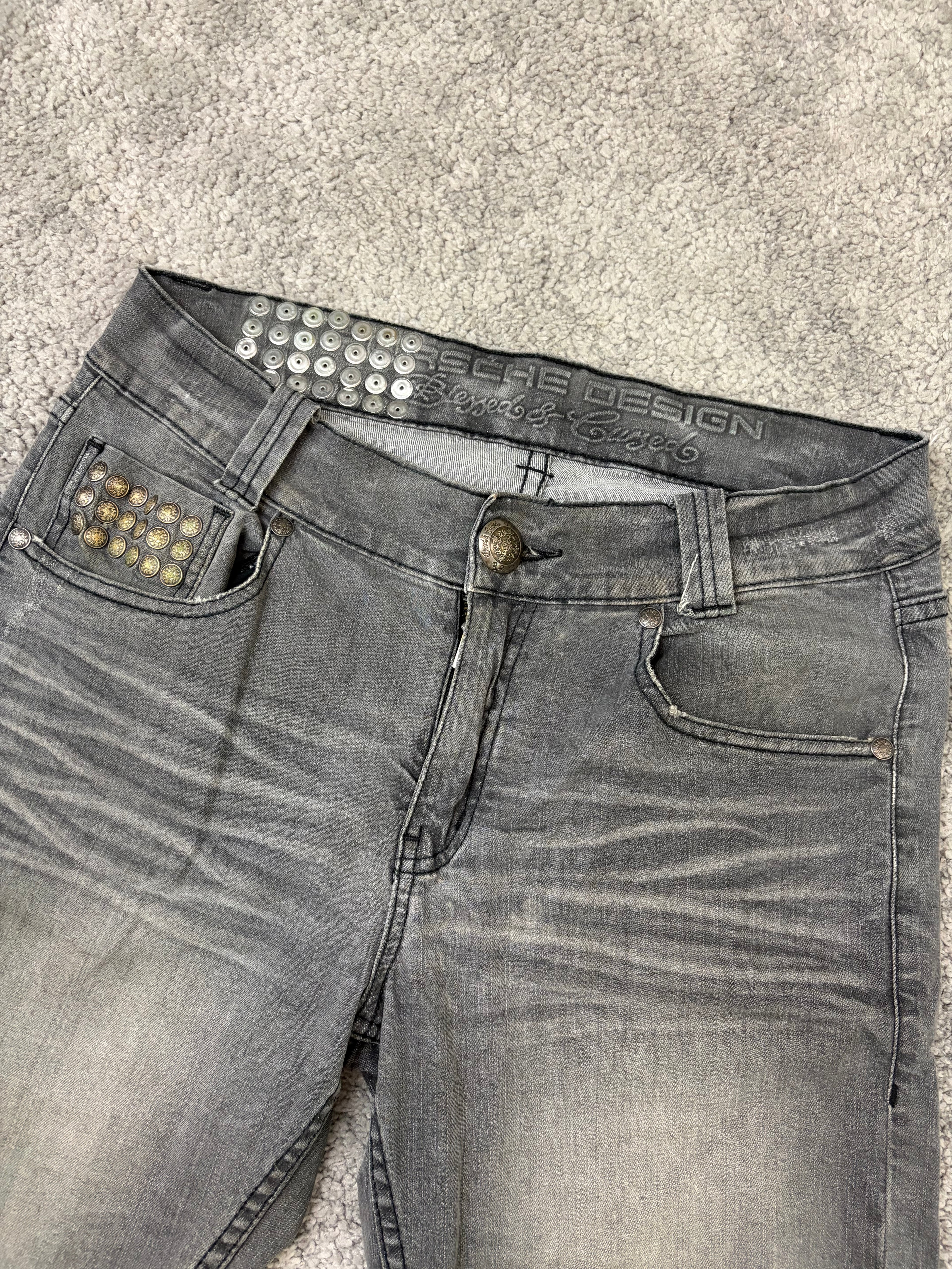 Crazy washed denim (M)