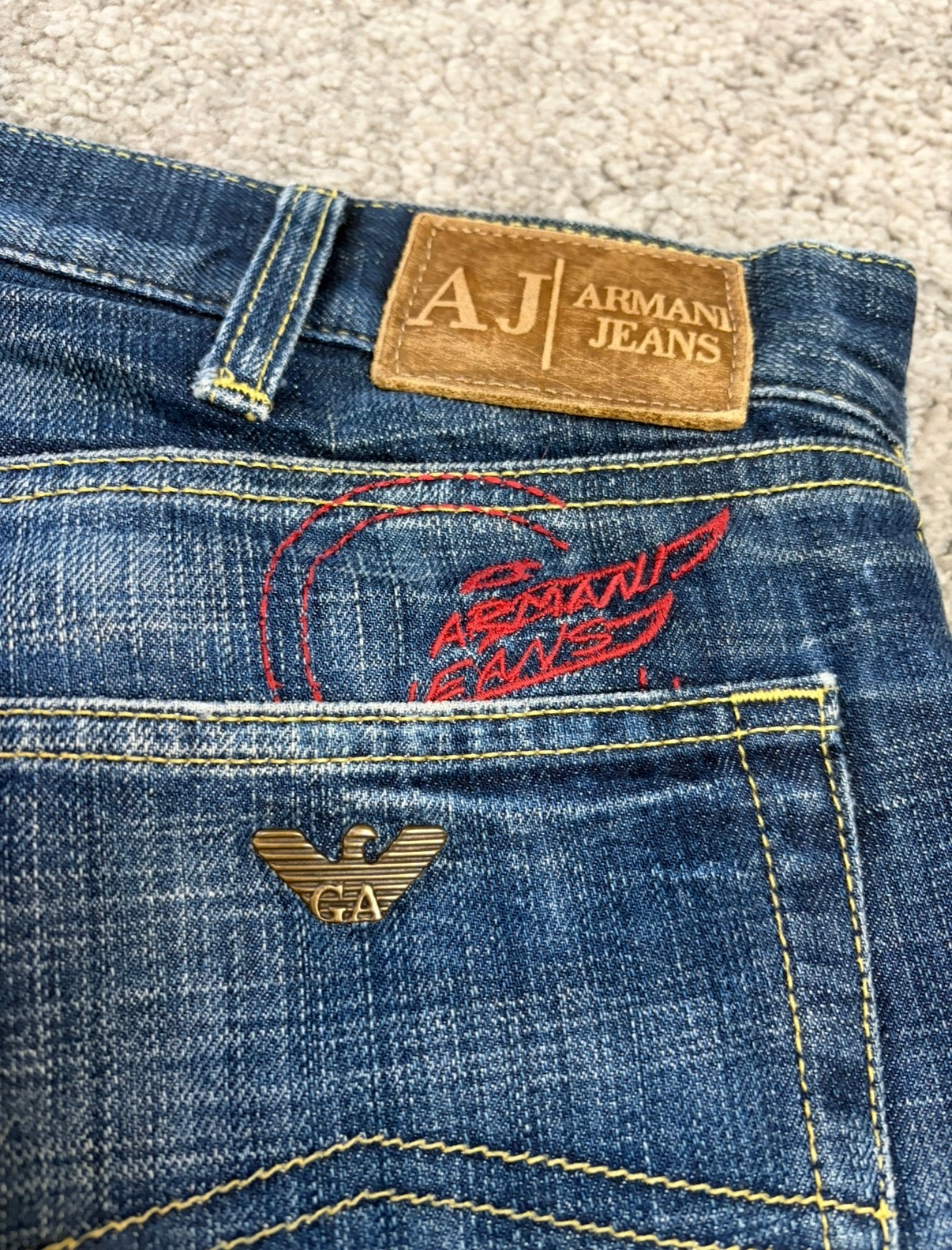 Armani printed denim (L)
