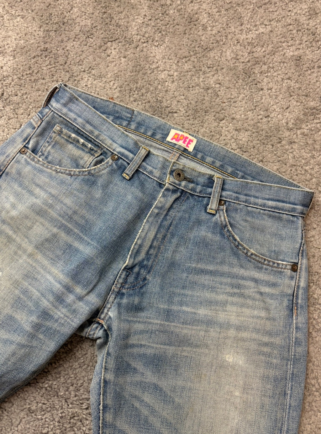 BAPE printed denim (S)