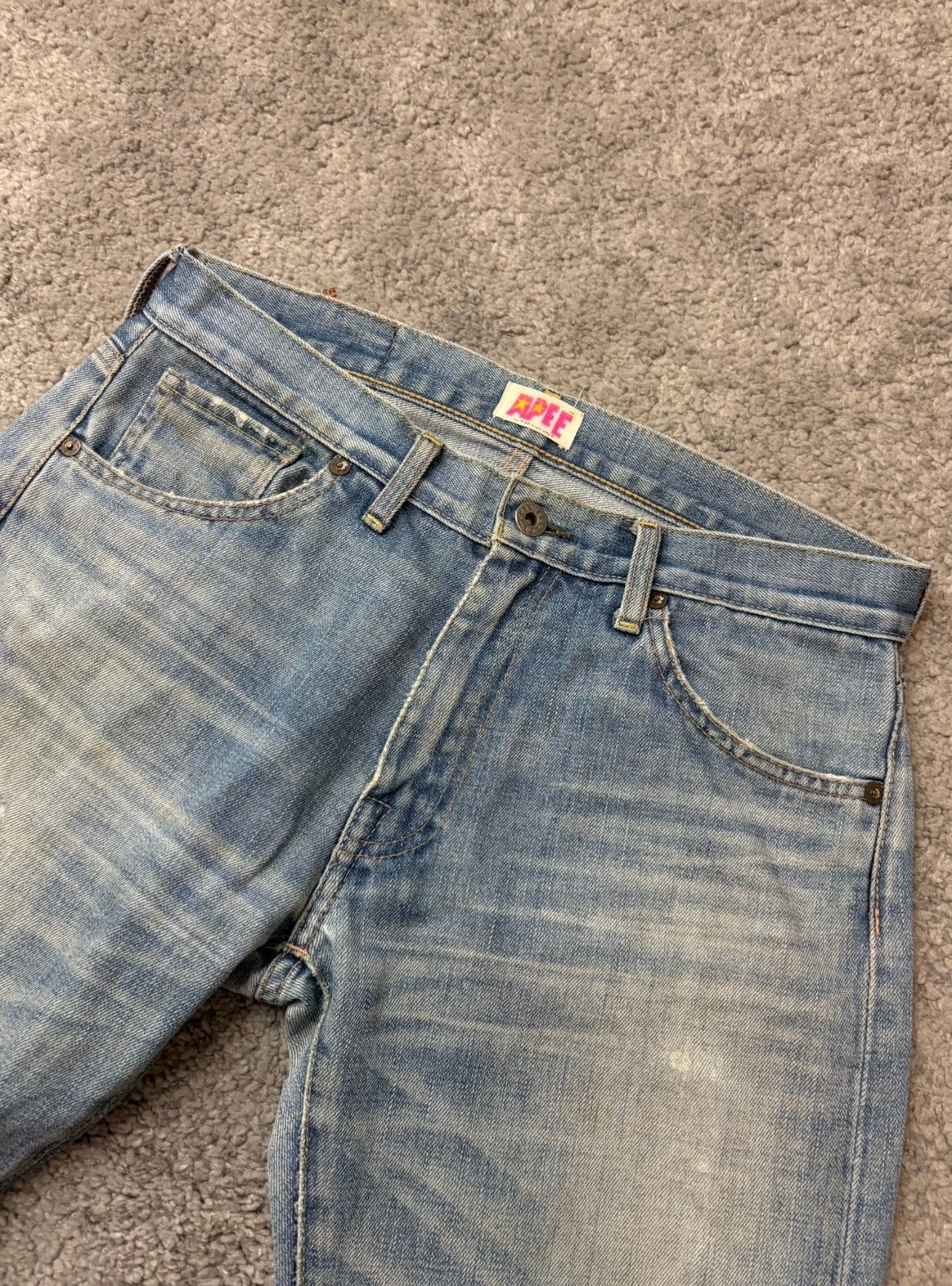 BAPE printed denim (S)