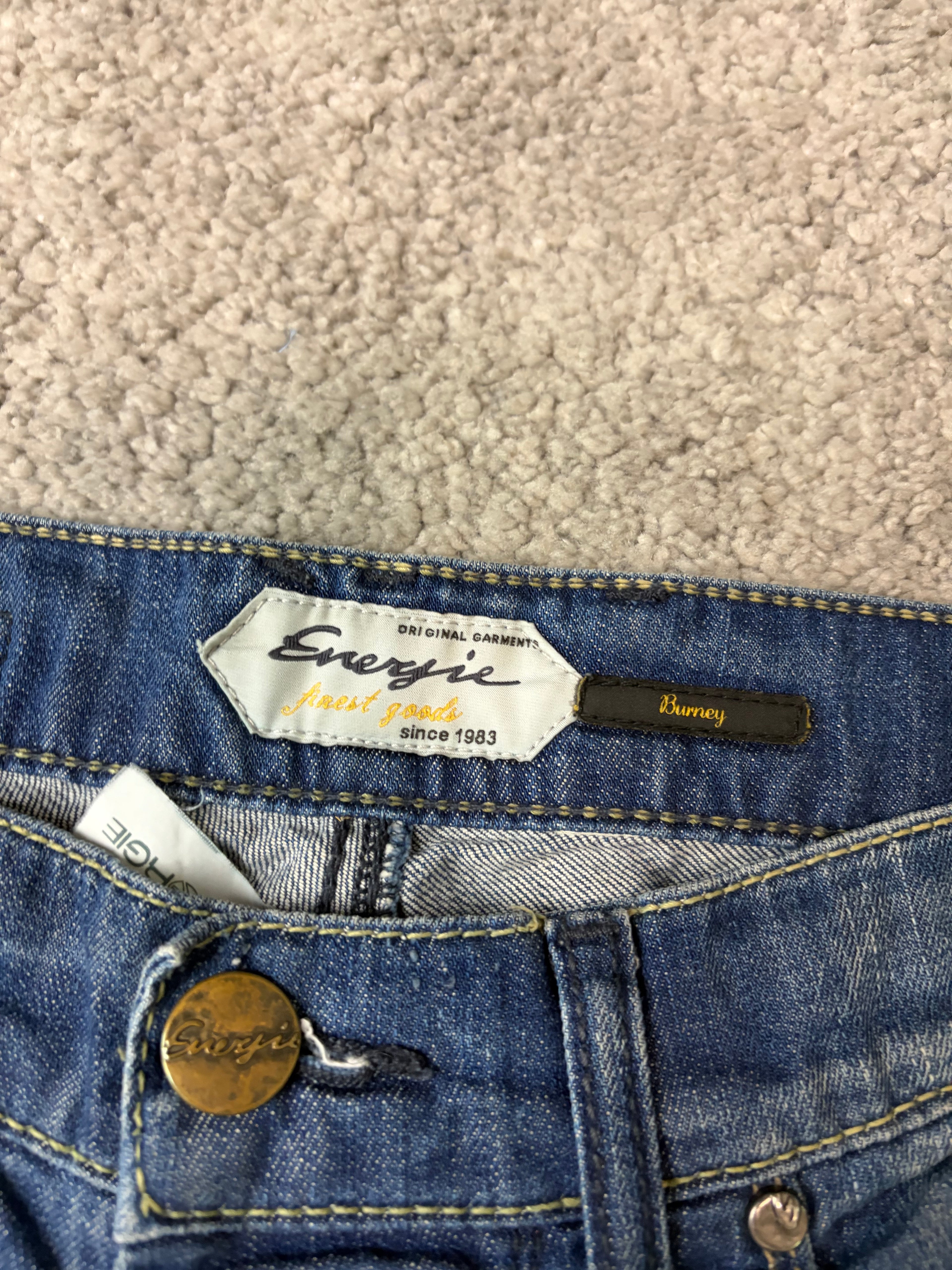 Archive washed straight denim (S/M)