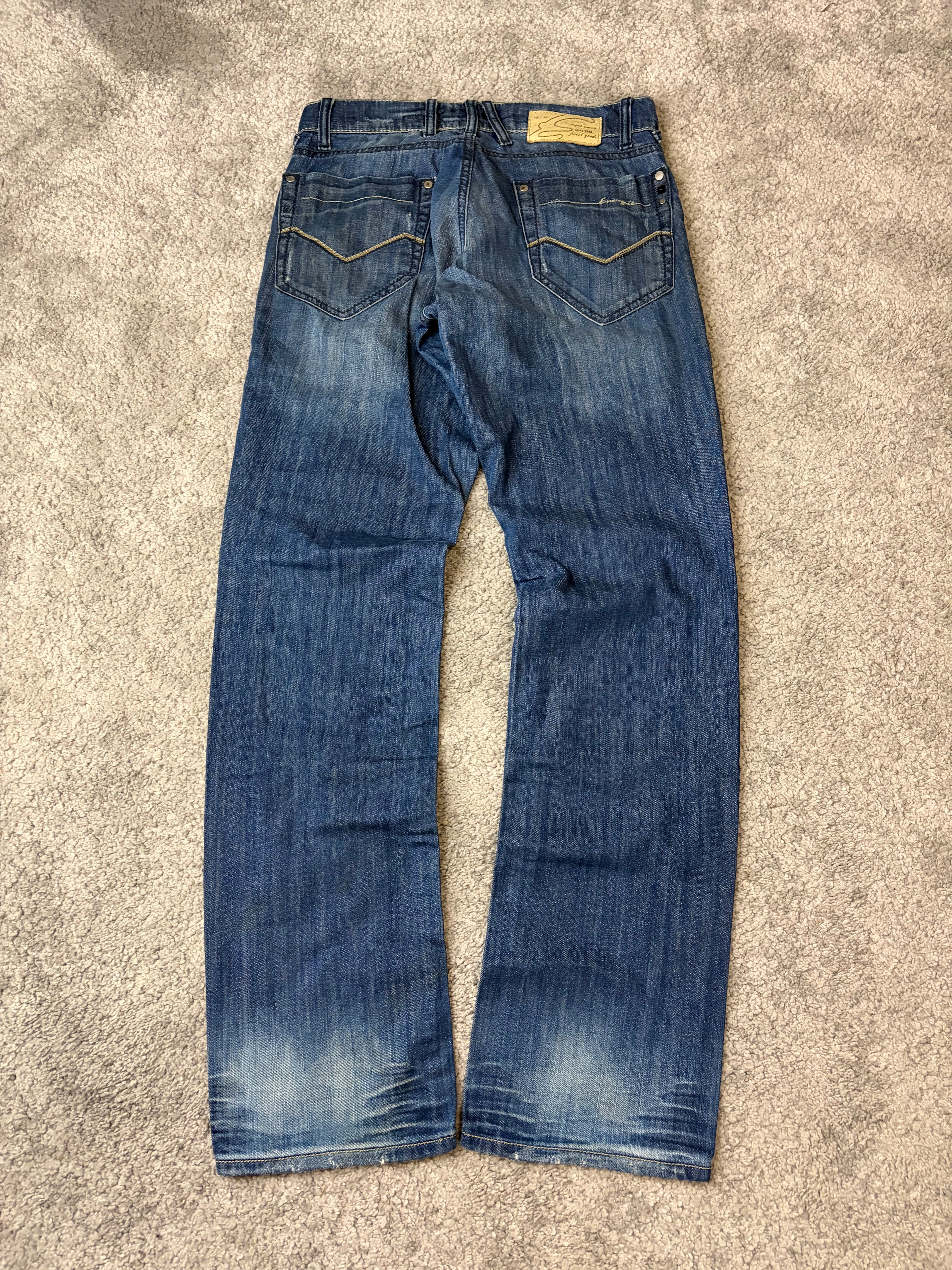 Archive washed straight denim (S/M)