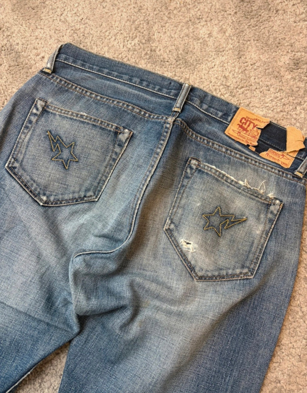 BAPE star jeans (S)