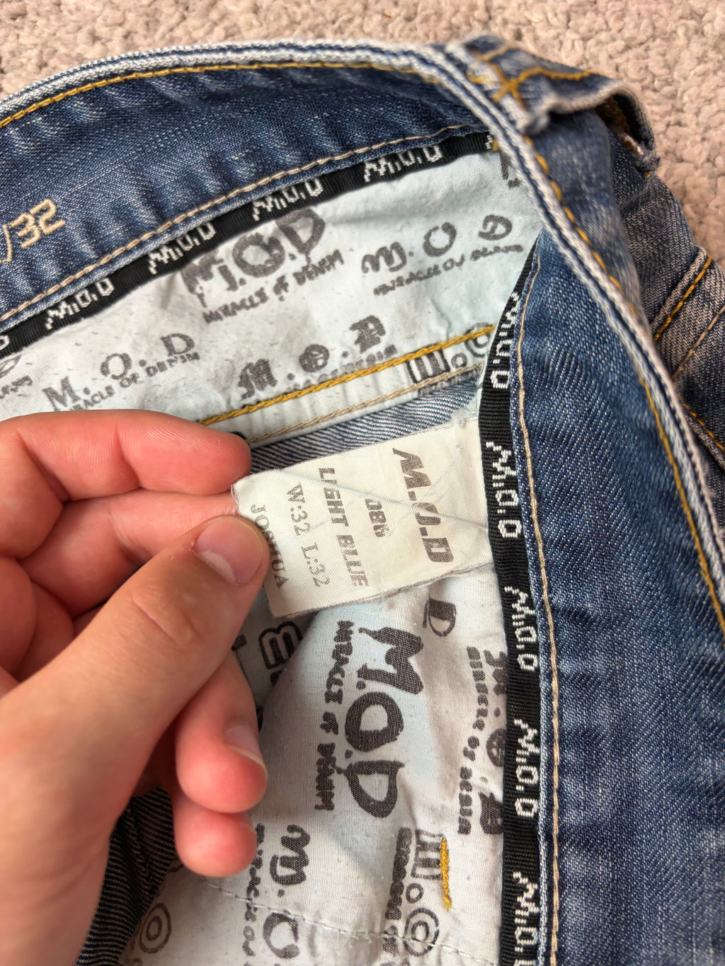 Archive straight denim (M)