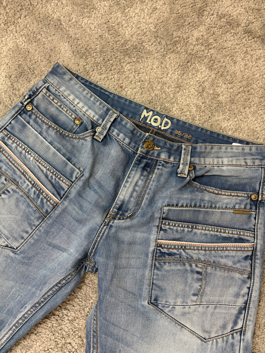 Archive straight denim (XL)