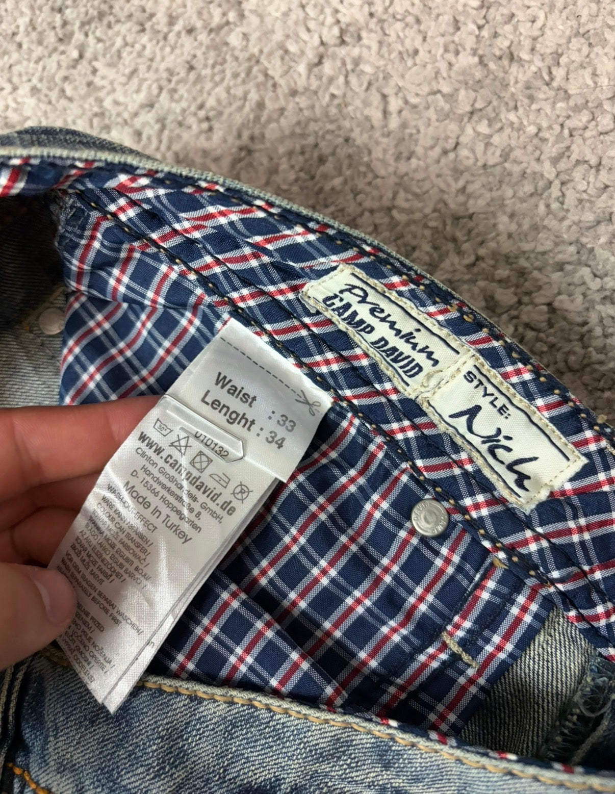 Crazy japanese washed denim (L/XL)