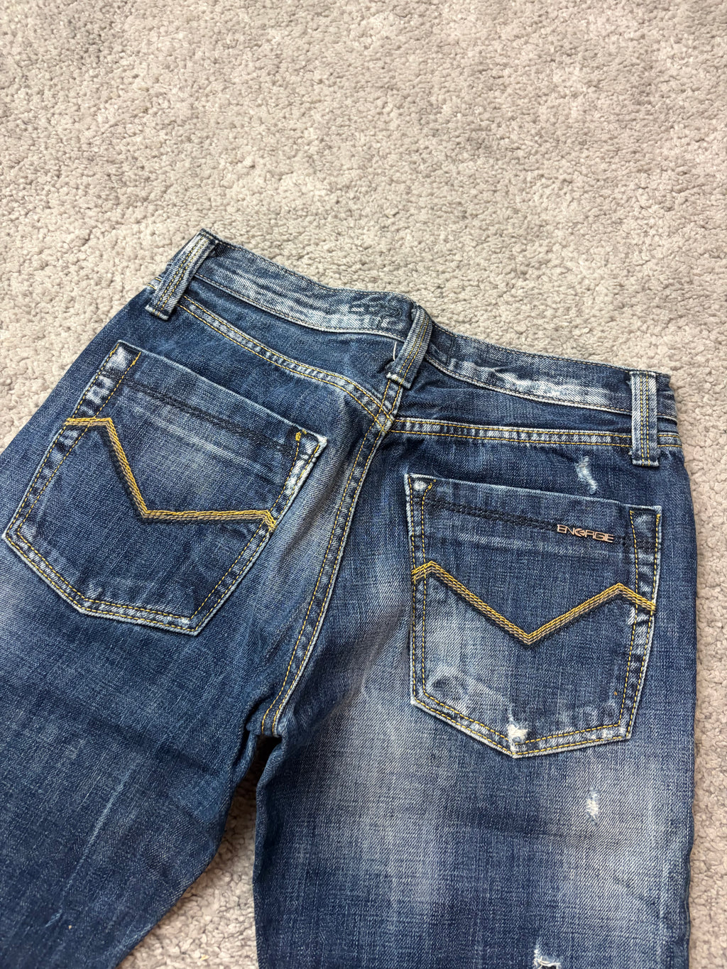 Archive washed denim (S)