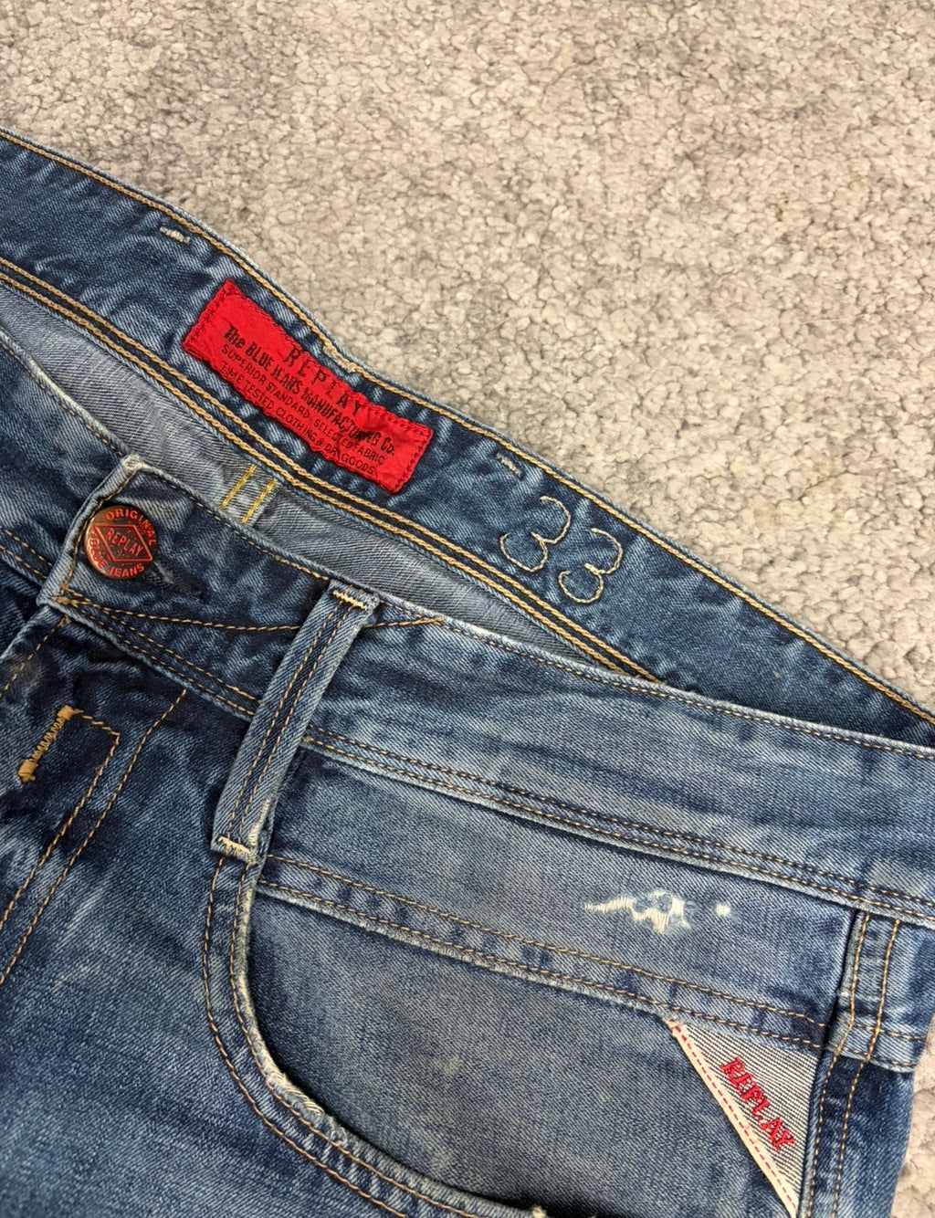 Replay archive denim (M)