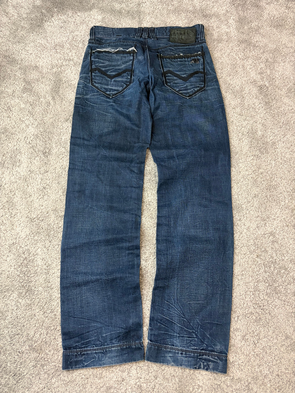 Archive washed denim (S)
