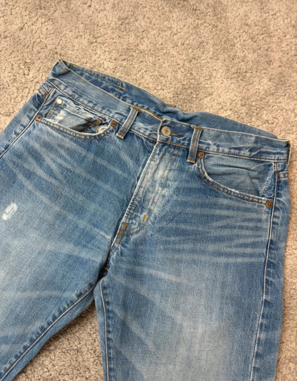Ralph Lauren washed denim (M)