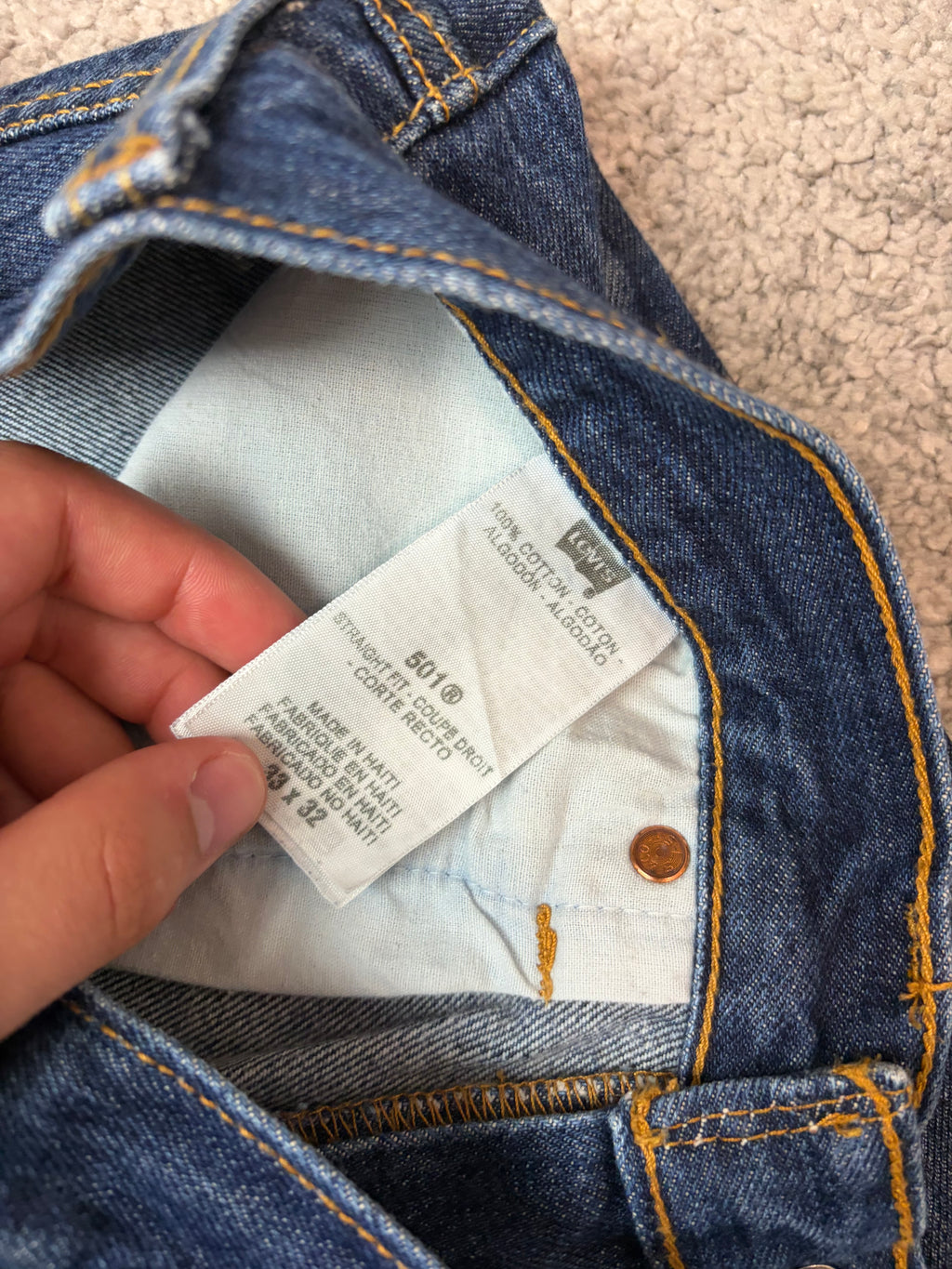 Levis 501 Straight (S/M)