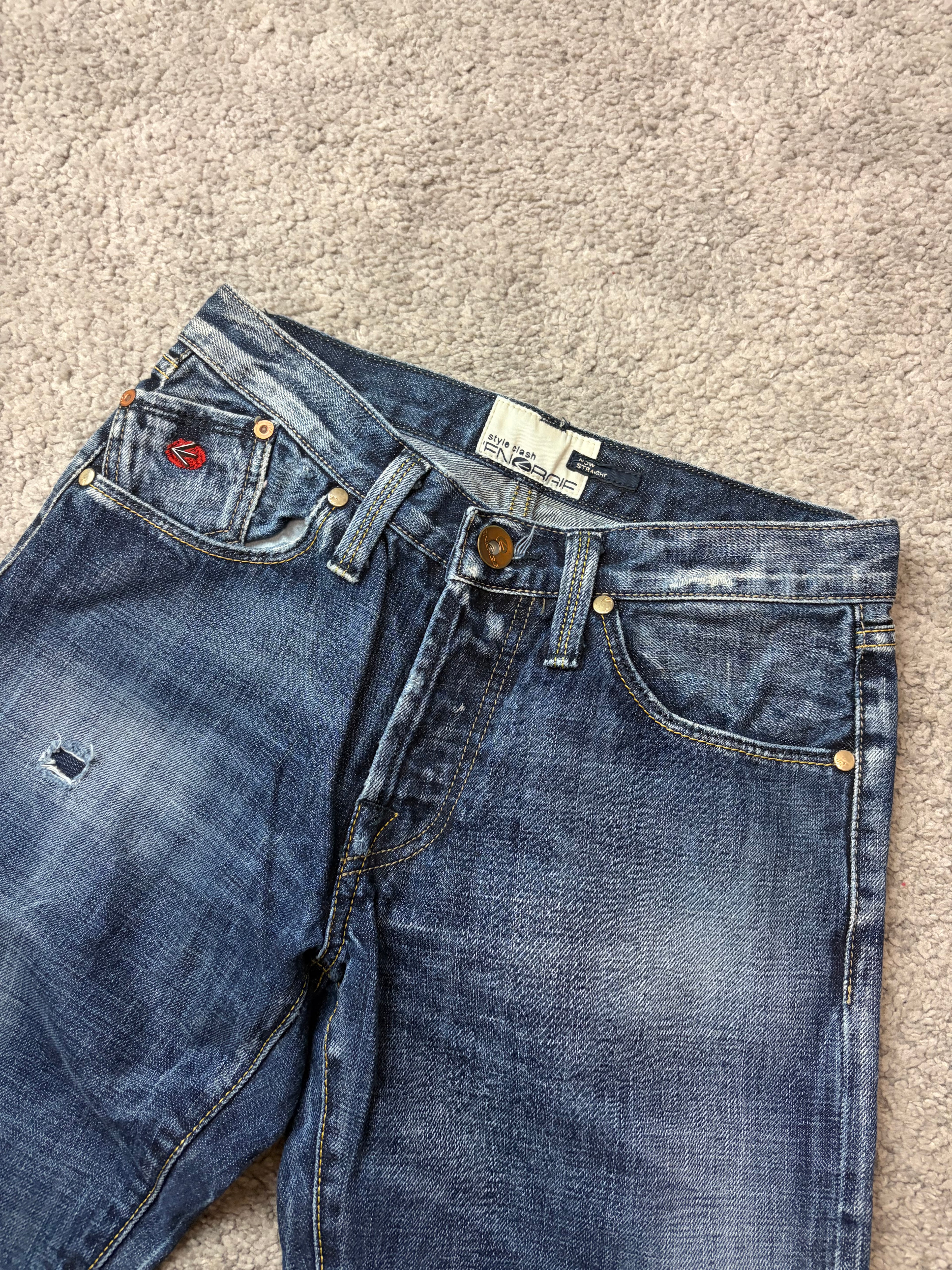 Archive washed denim (S)