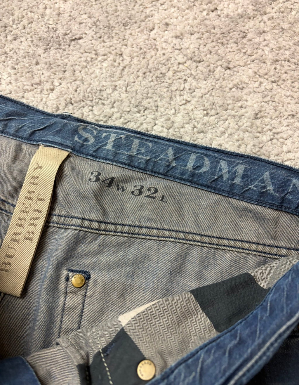 Burberry archive denim (