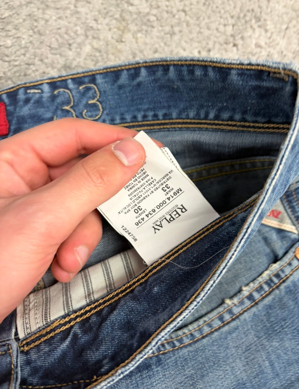 Replay archive denim (M)