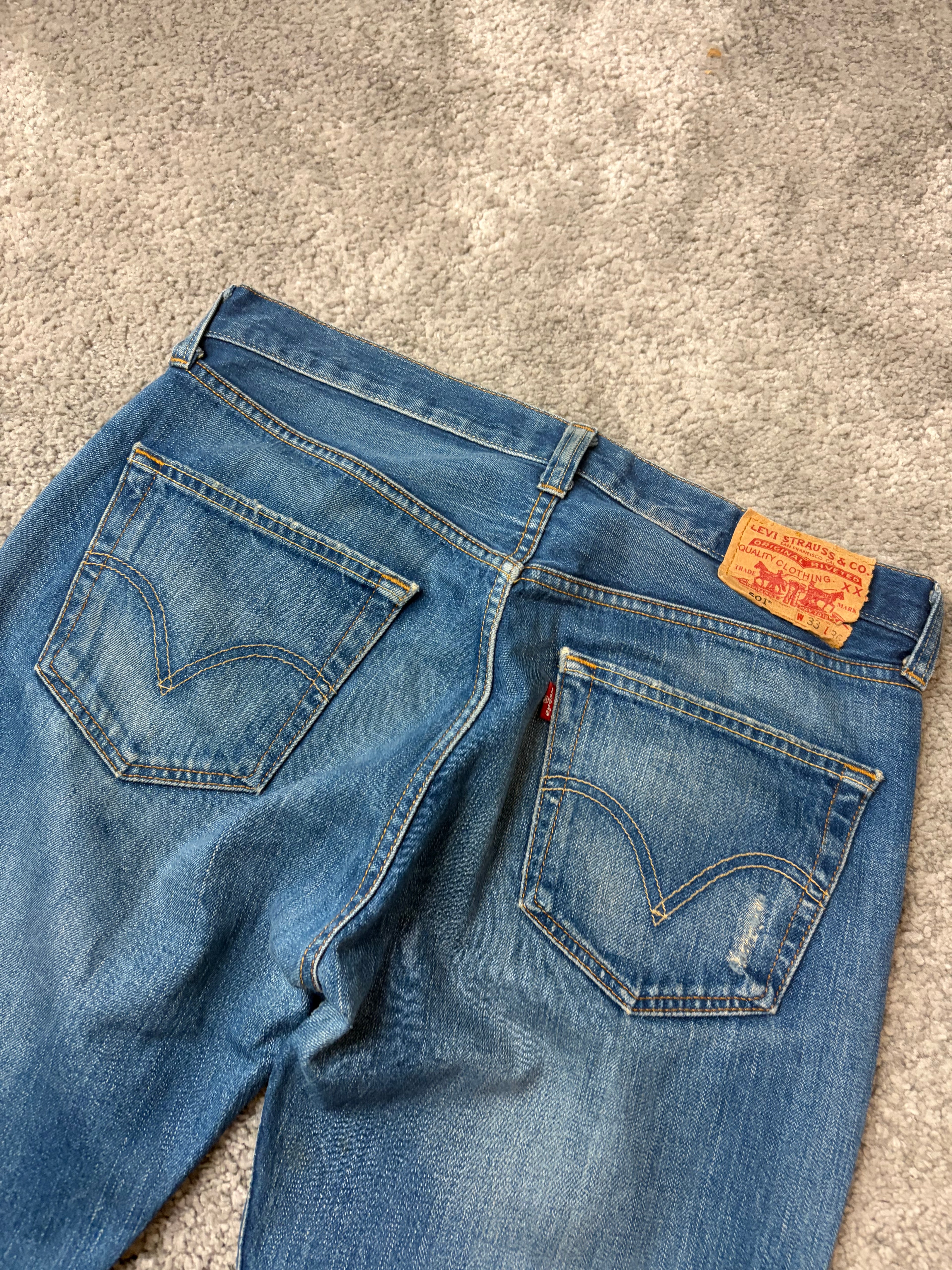 Levis 501 straight (L)