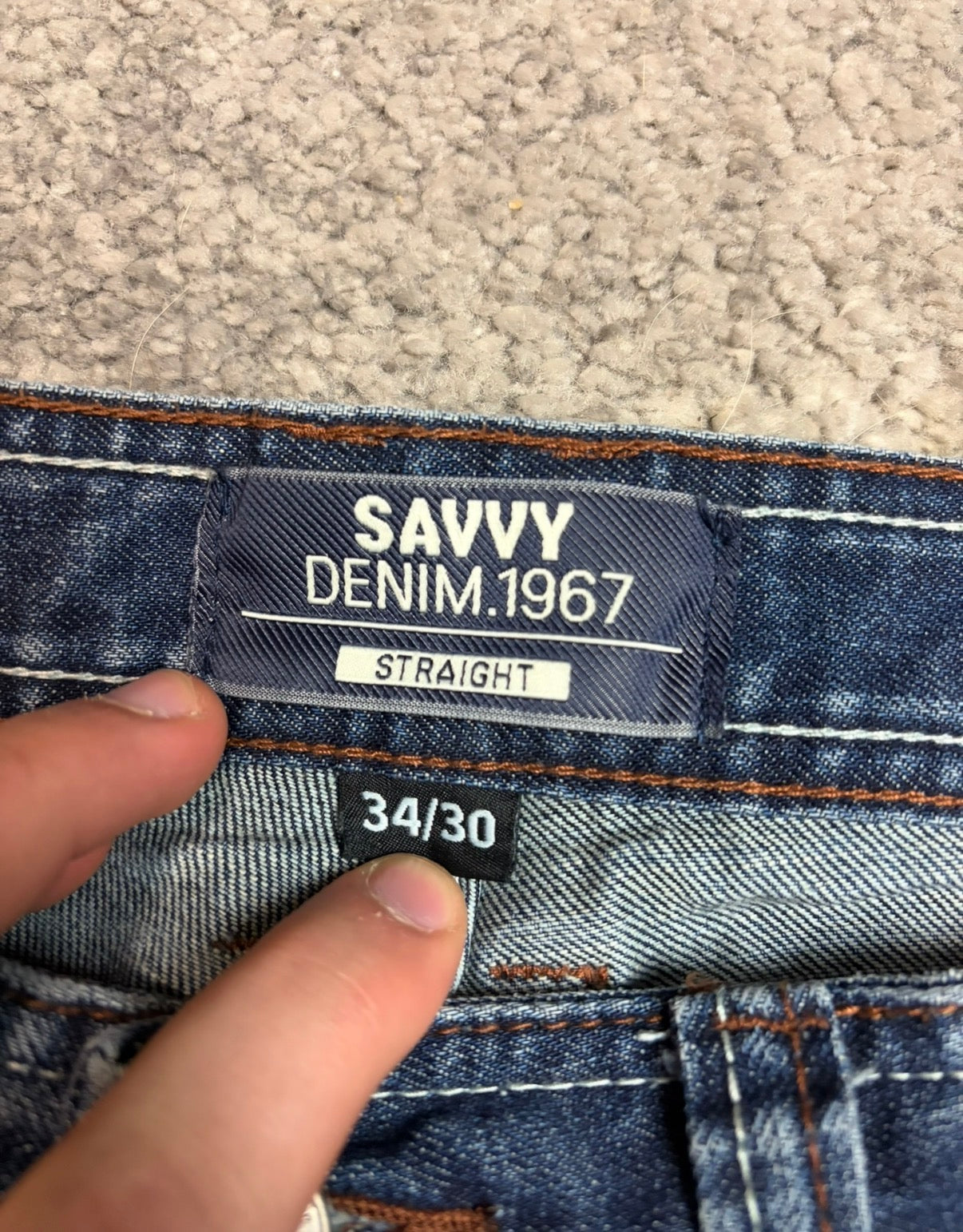 Archive washed denim (L)