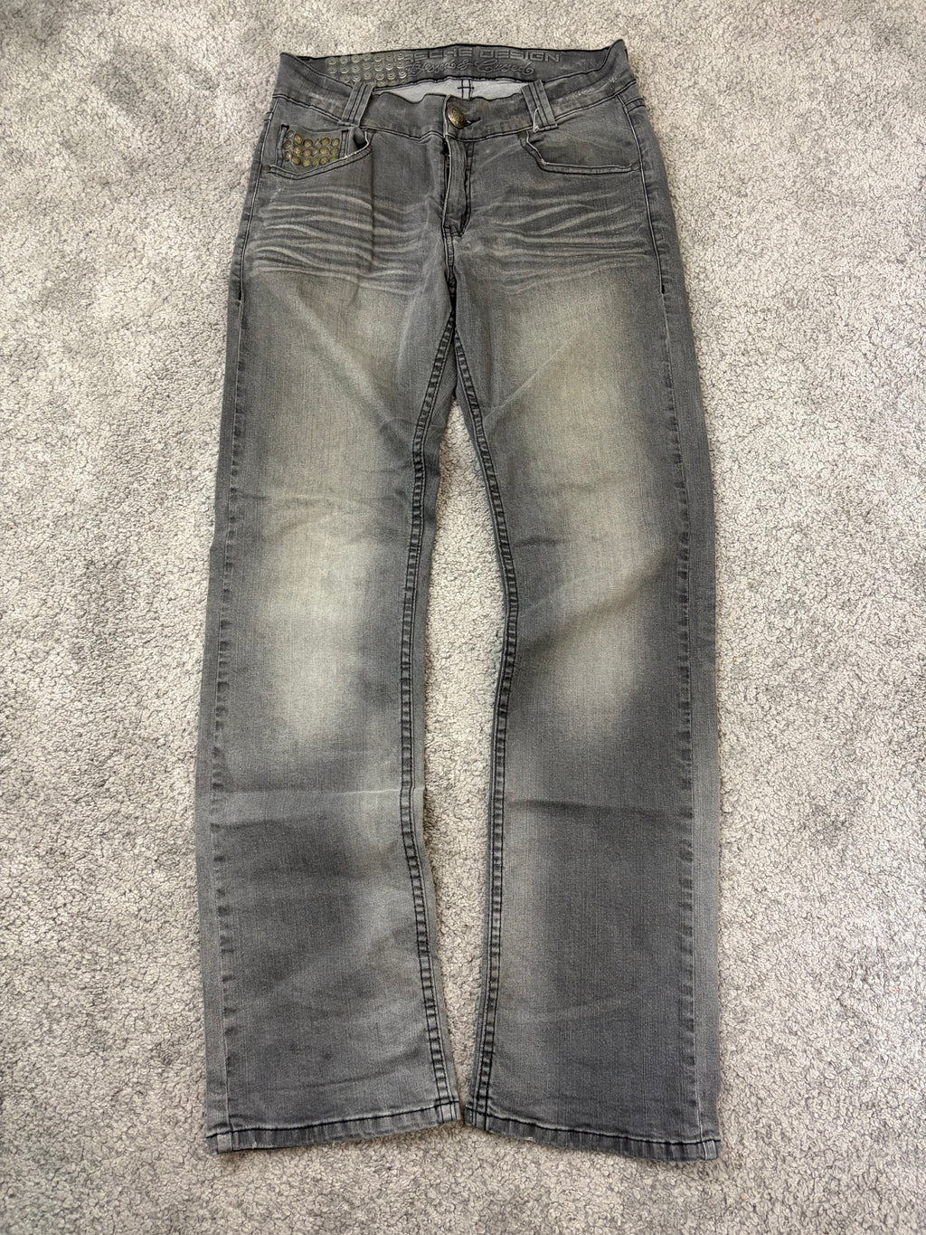 Crazy washed denim (M)