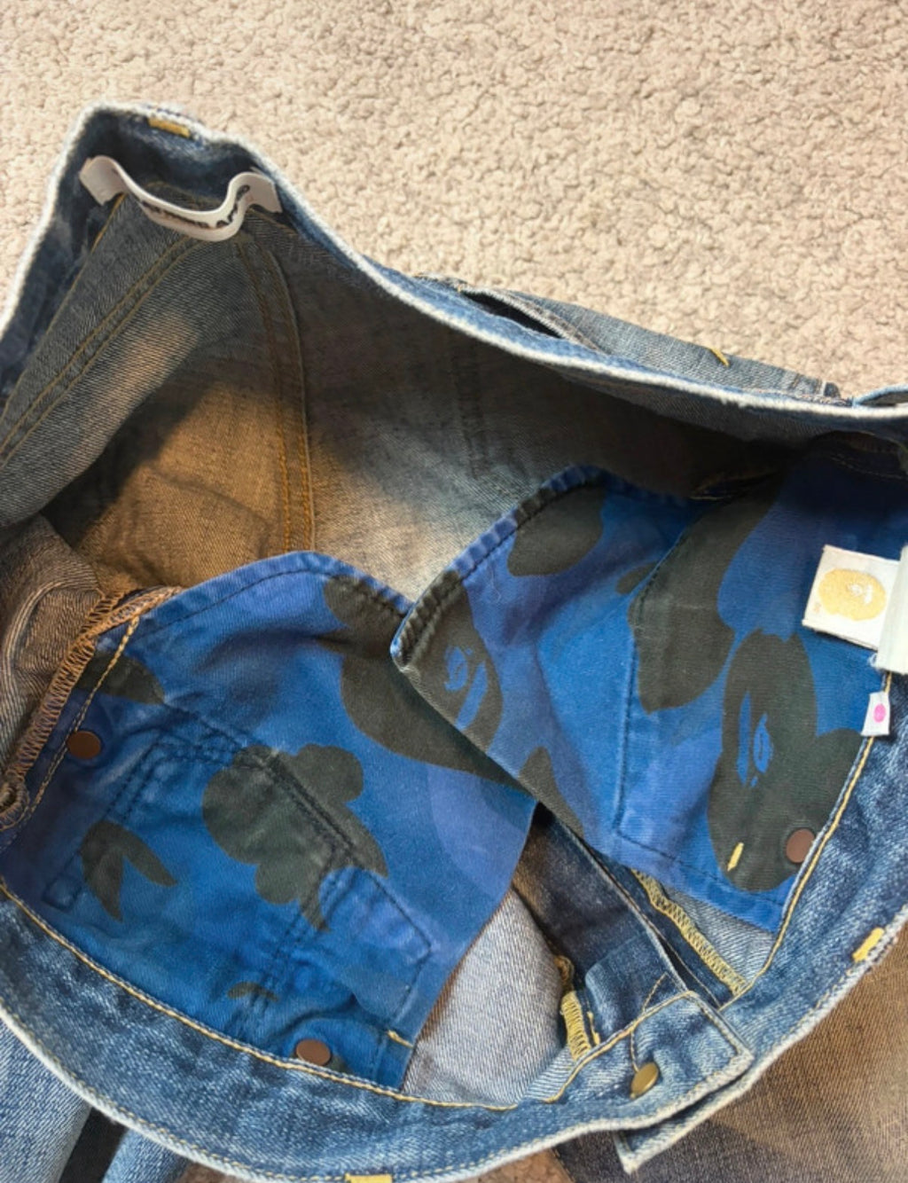 BAPE star jeans (S)
