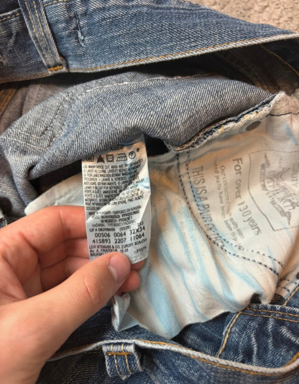 Levis 506 standard (S)
