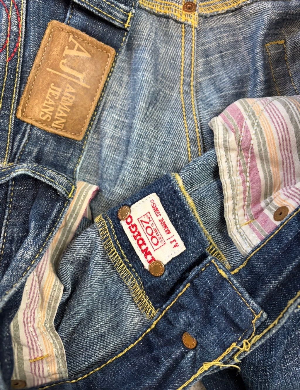 Armani printed denim (L)