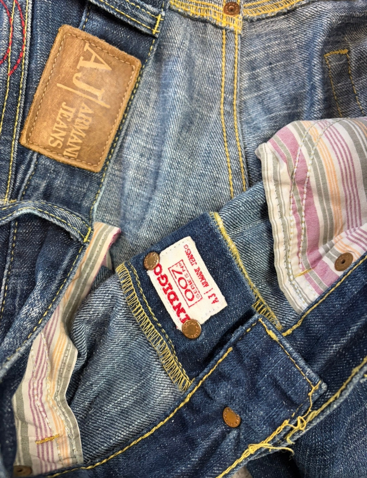 Armani printed denim (L)