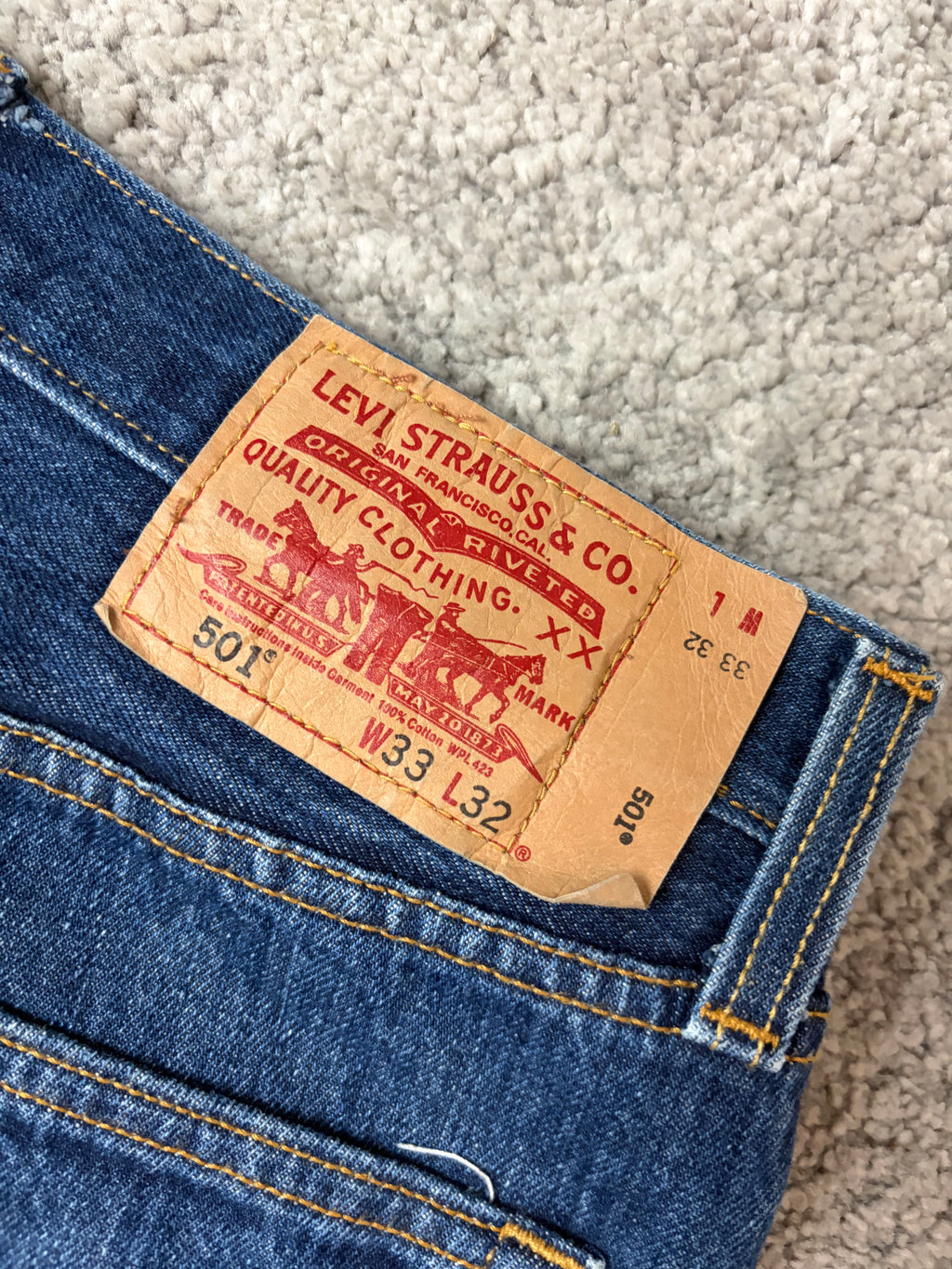 Levis 501 Straight (S/M)
